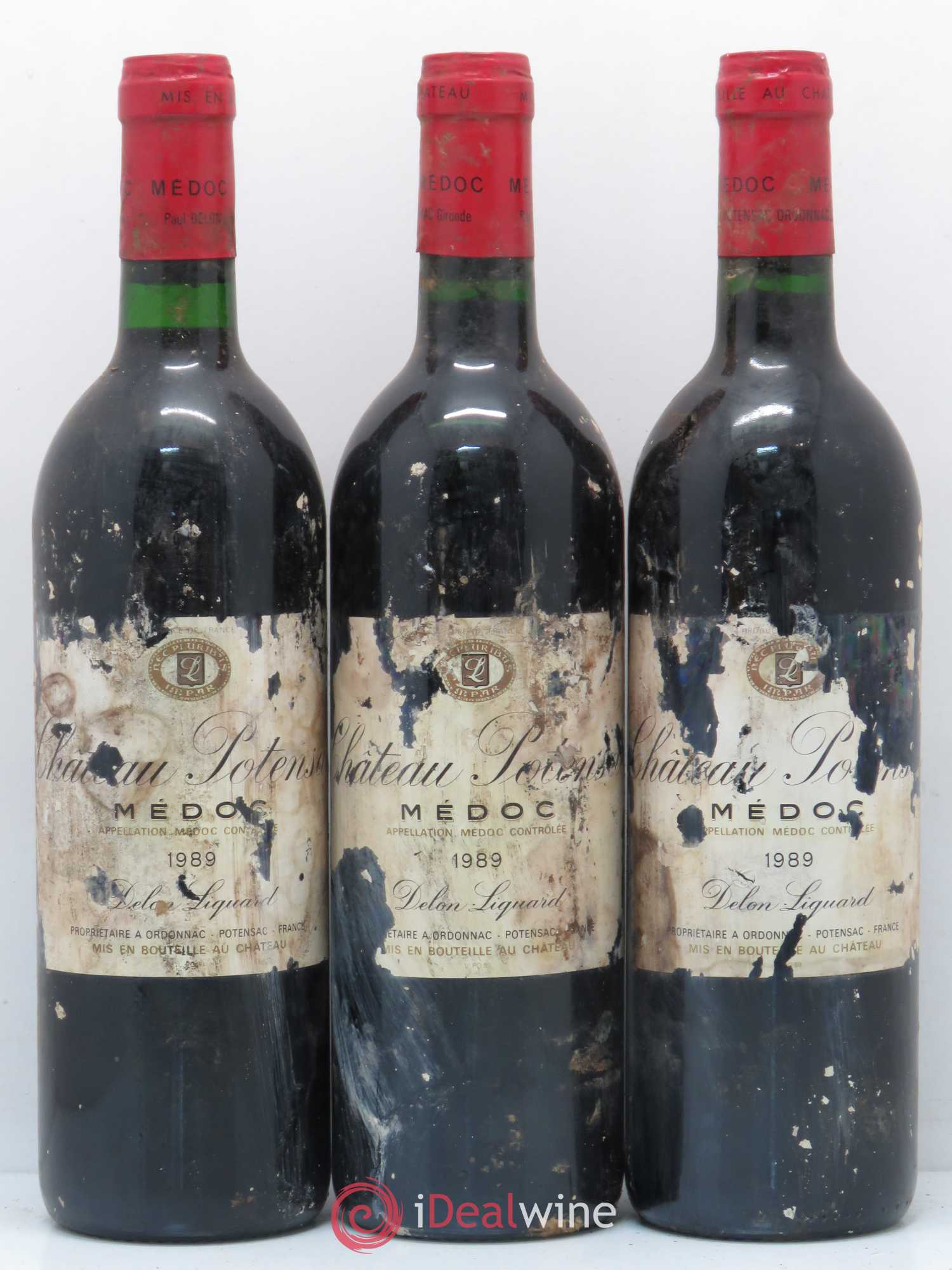 Château Potensac 1989 - Lot de 6 bouteilles - 2