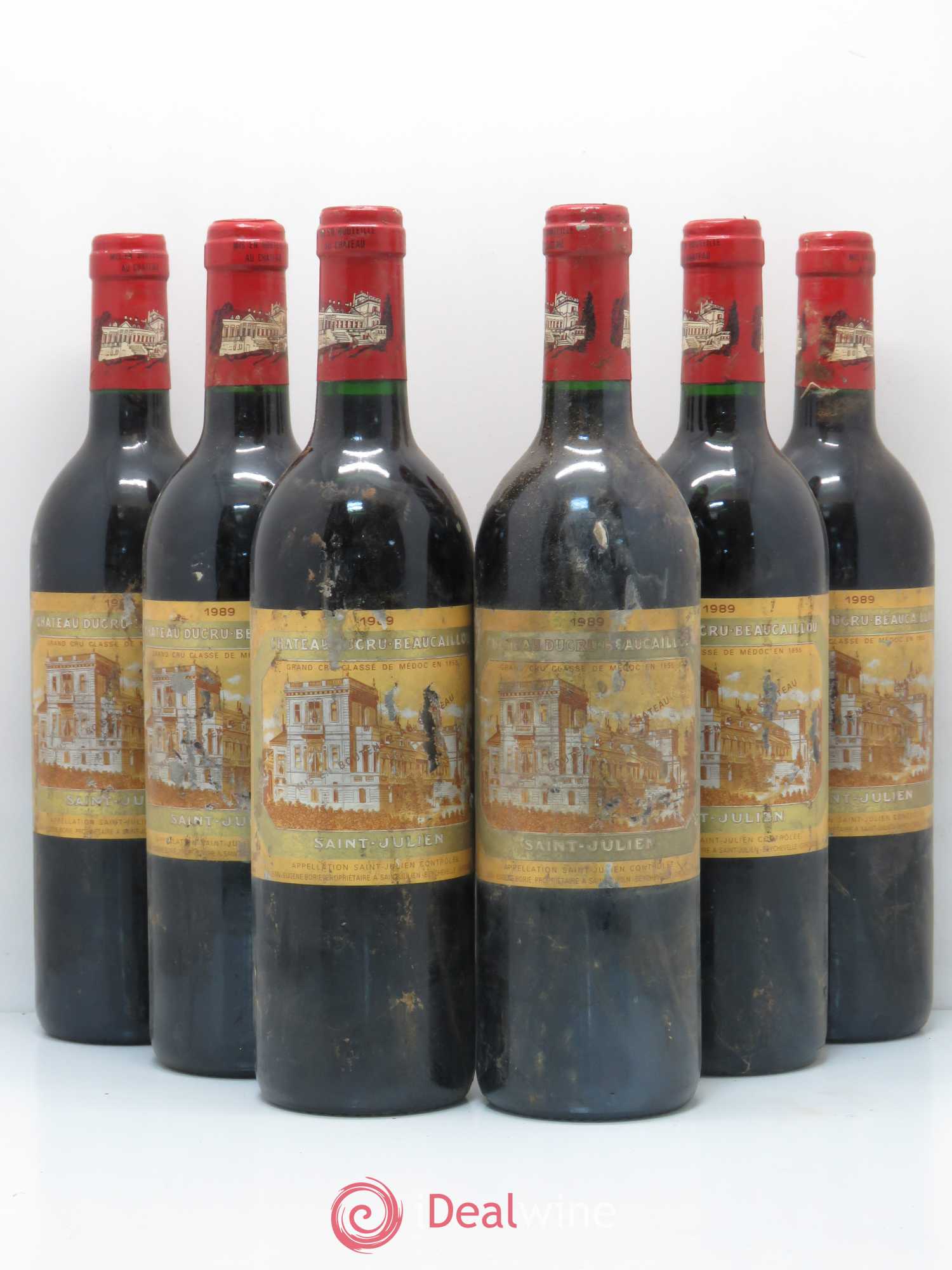 Château Ducru Beaucaillou 2ème Grand Cru Classé 1989 - Lot de 6 bouteilles - 0