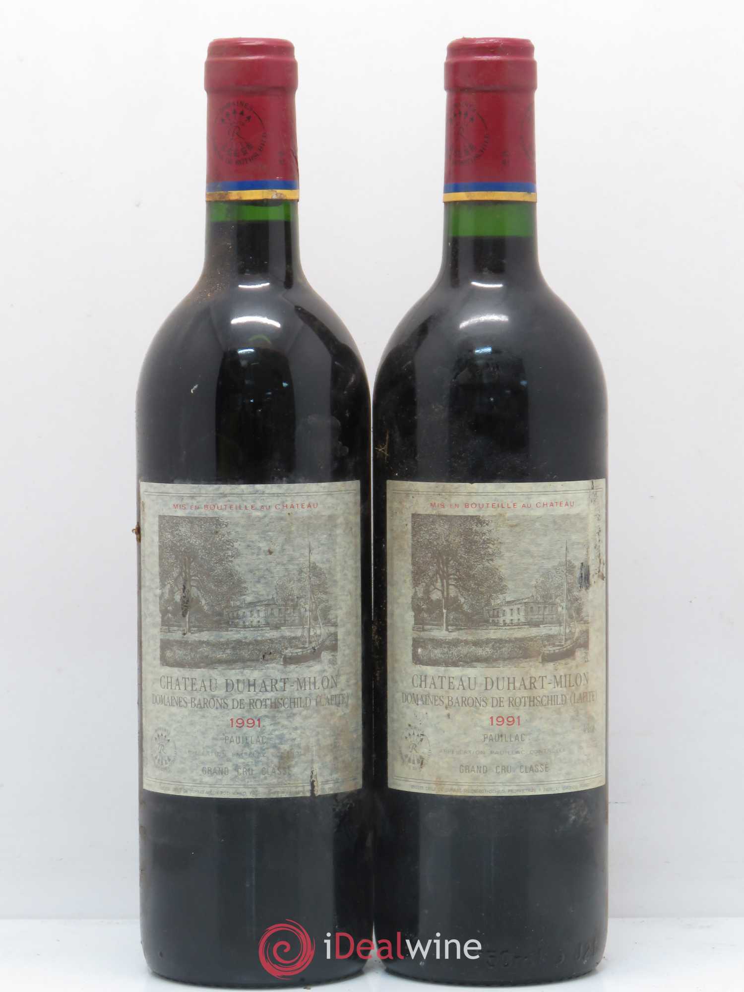 Château Duhart-Milon 4ème Grand Cru Classé 1991 - Lot de 2 bouteilles - 0