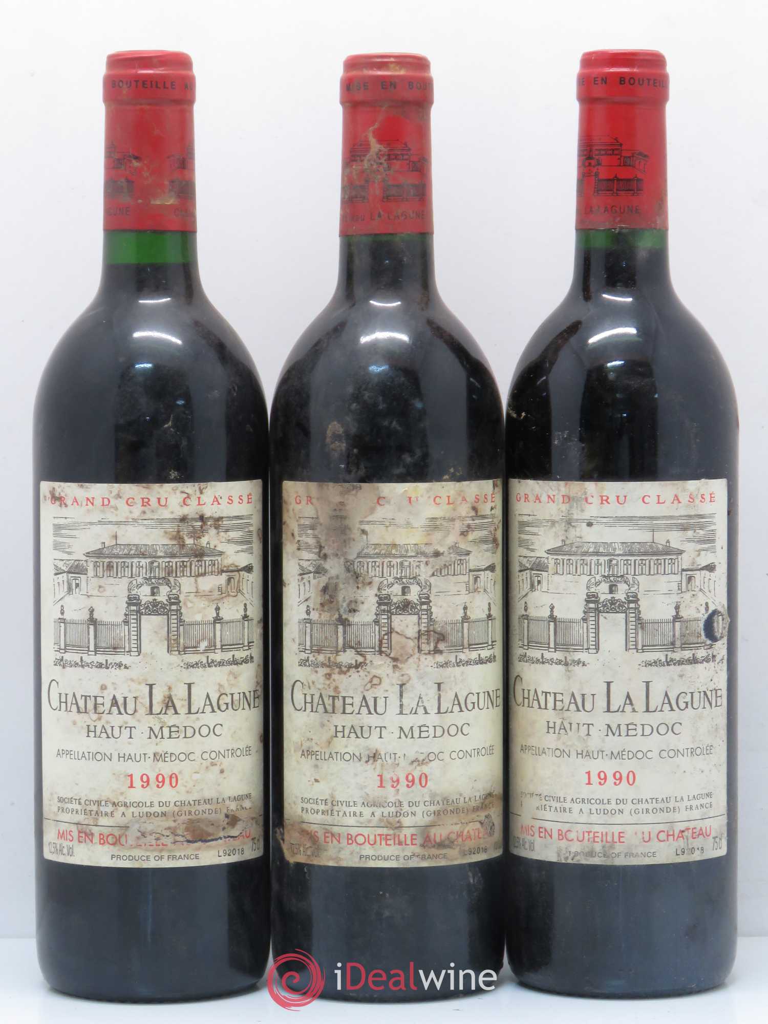 Château la Lagune 3ème Grand Cru Classé 1990 - Lot de 12 bouteilles - 3