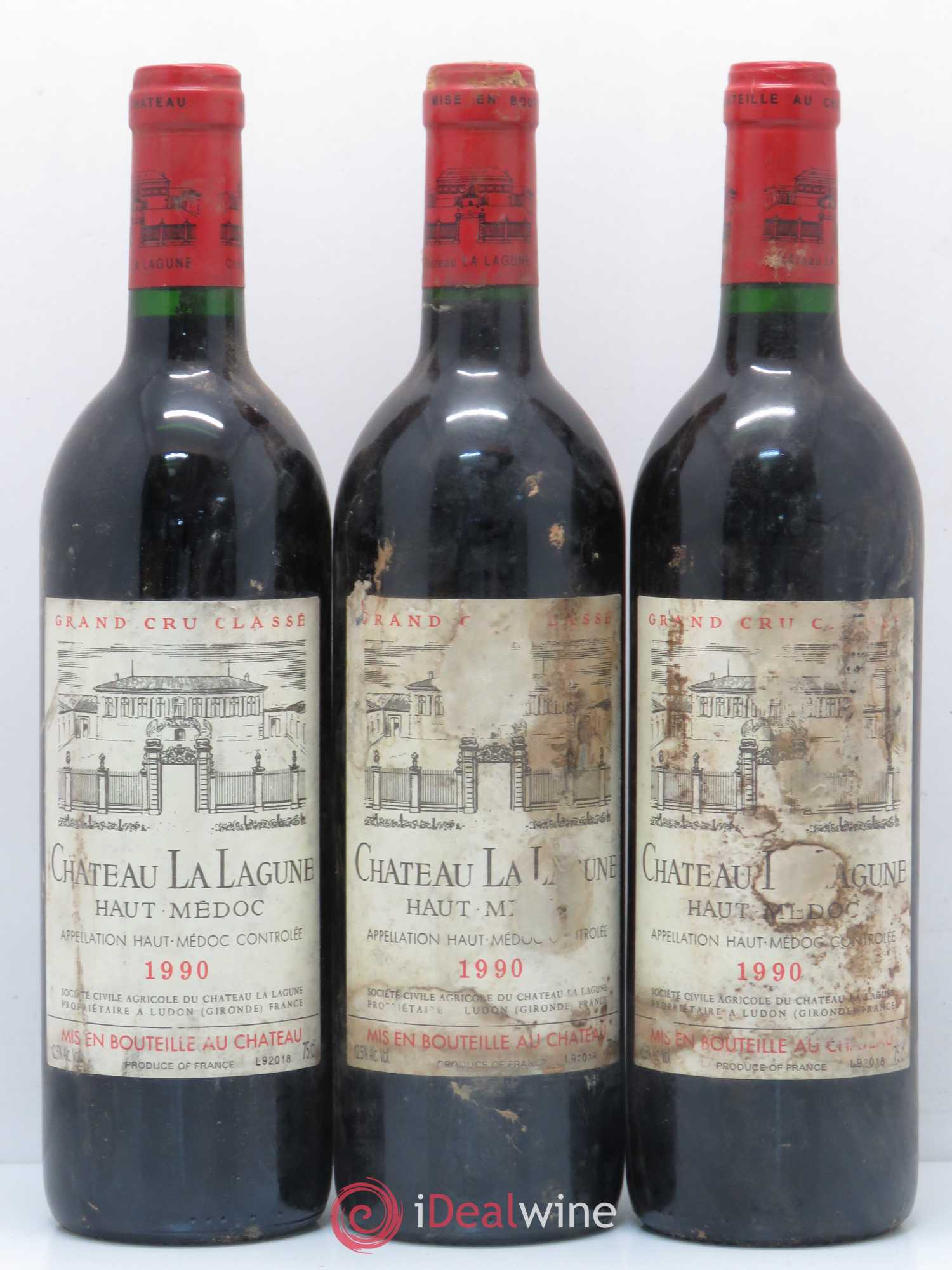 Château la Lagune 3ème Grand Cru Classé 1990 - Lot de 12 bouteilles - 4