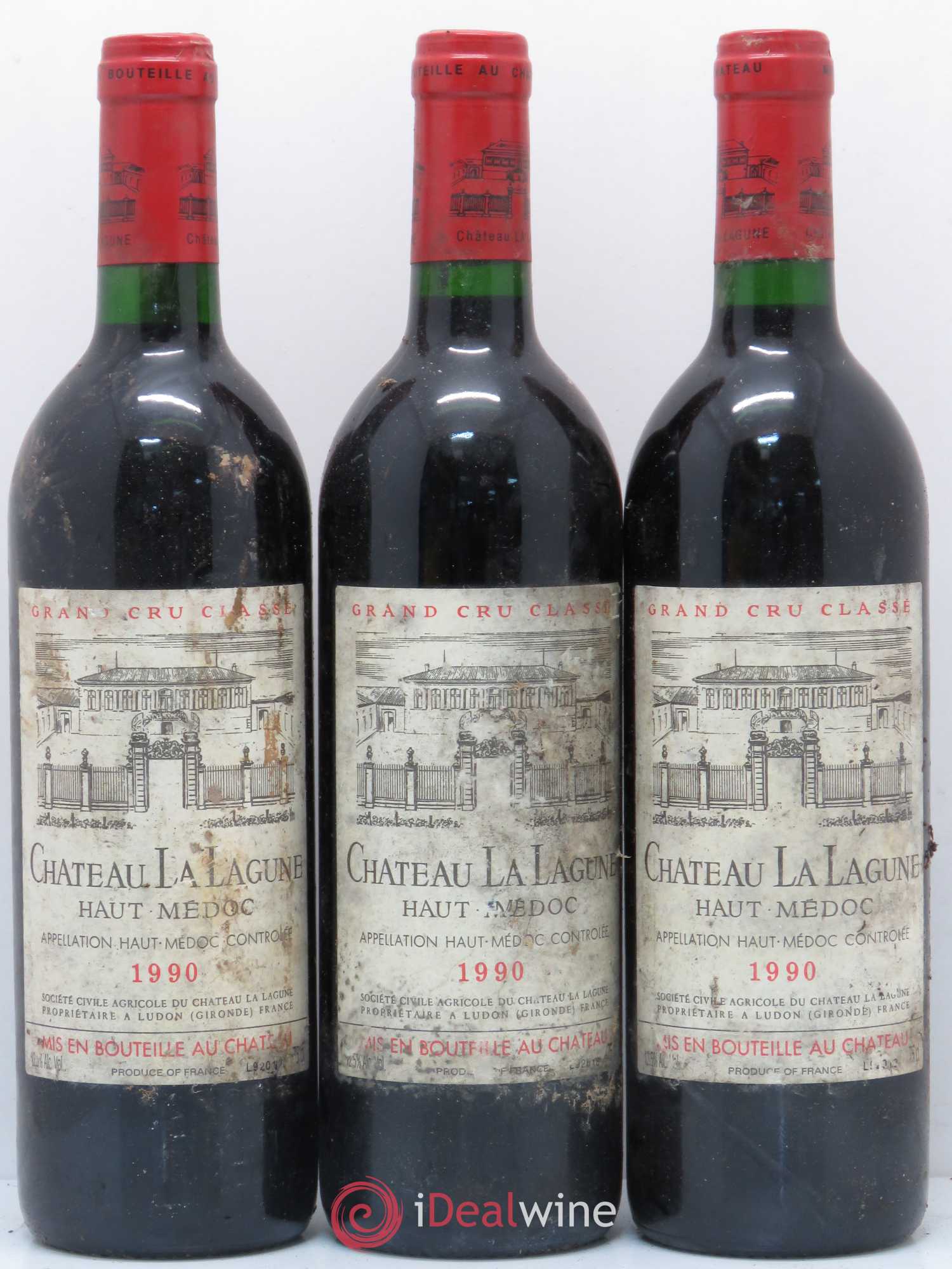 Château la Lagune 3ème Grand Cru Classé 1990 - Lot de 6 bouteilles - 2
