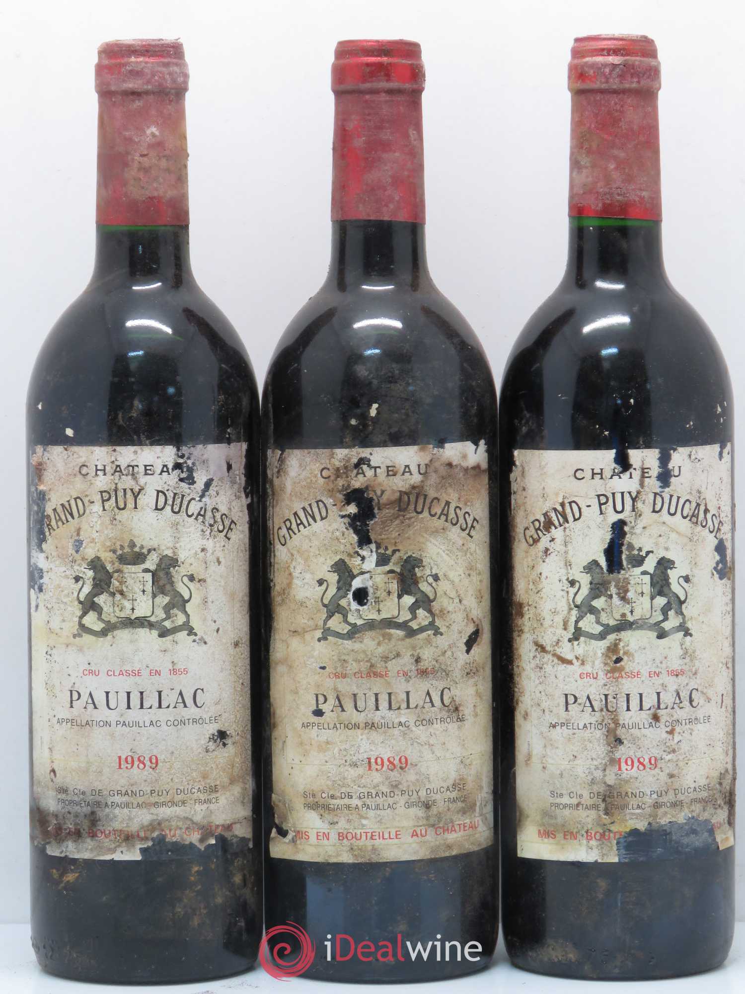 Château Grand Puy Ducasse 5ème Grand Cru Classé 1989 - Lot de 6 bouteilles - 1