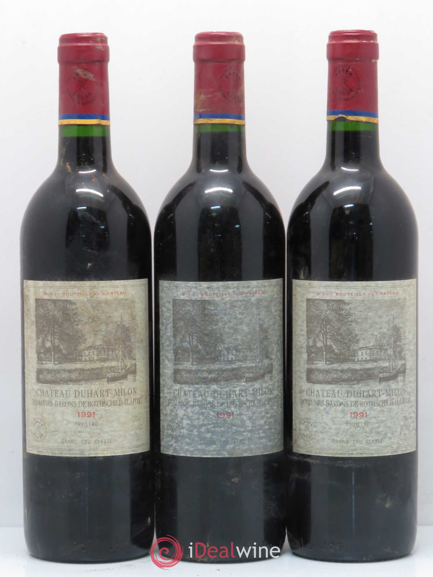 Château Duhart-Milon 4ème Grand Cru Classé 1991 - Lot de 6 bouteilles - 1