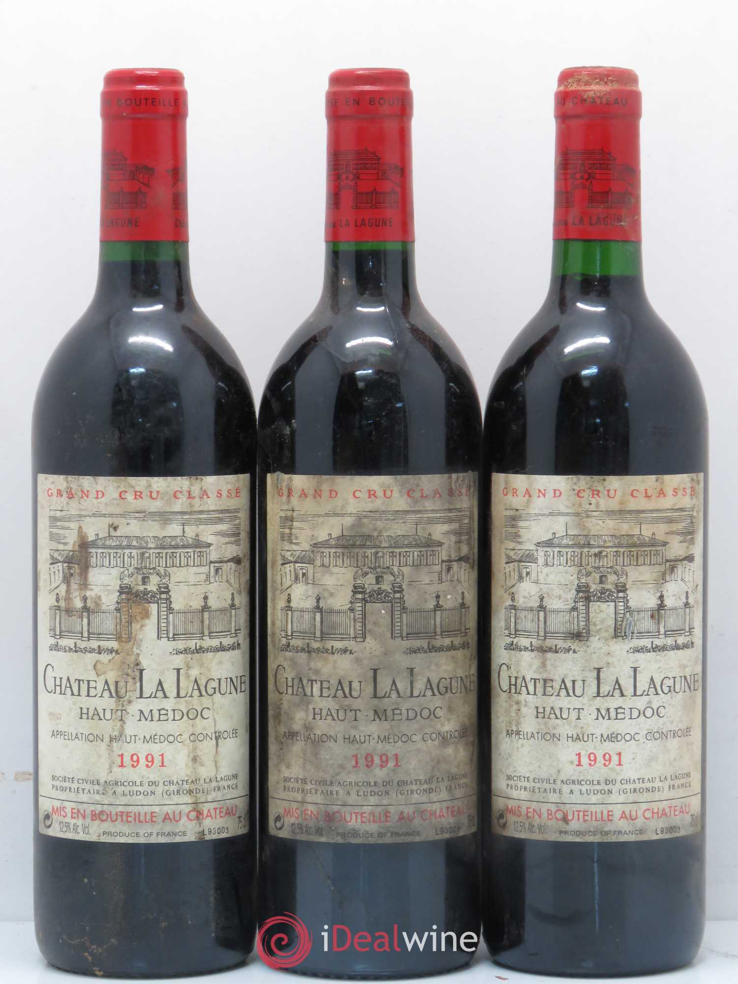 Château la Lagune 3ème Grand Cru Classé 1991 - Lot de 6 bouteilles - 2