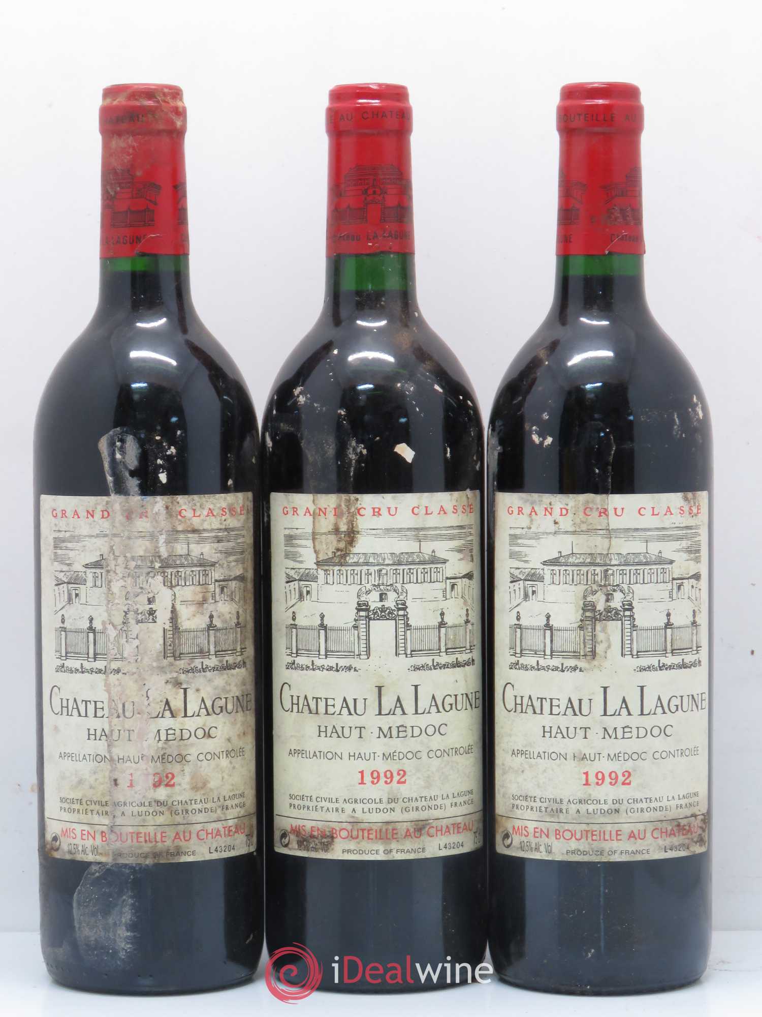 Château la Lagune 3ème Grand Cru Classé 1992 - Lot de 6 bouteilles - 2