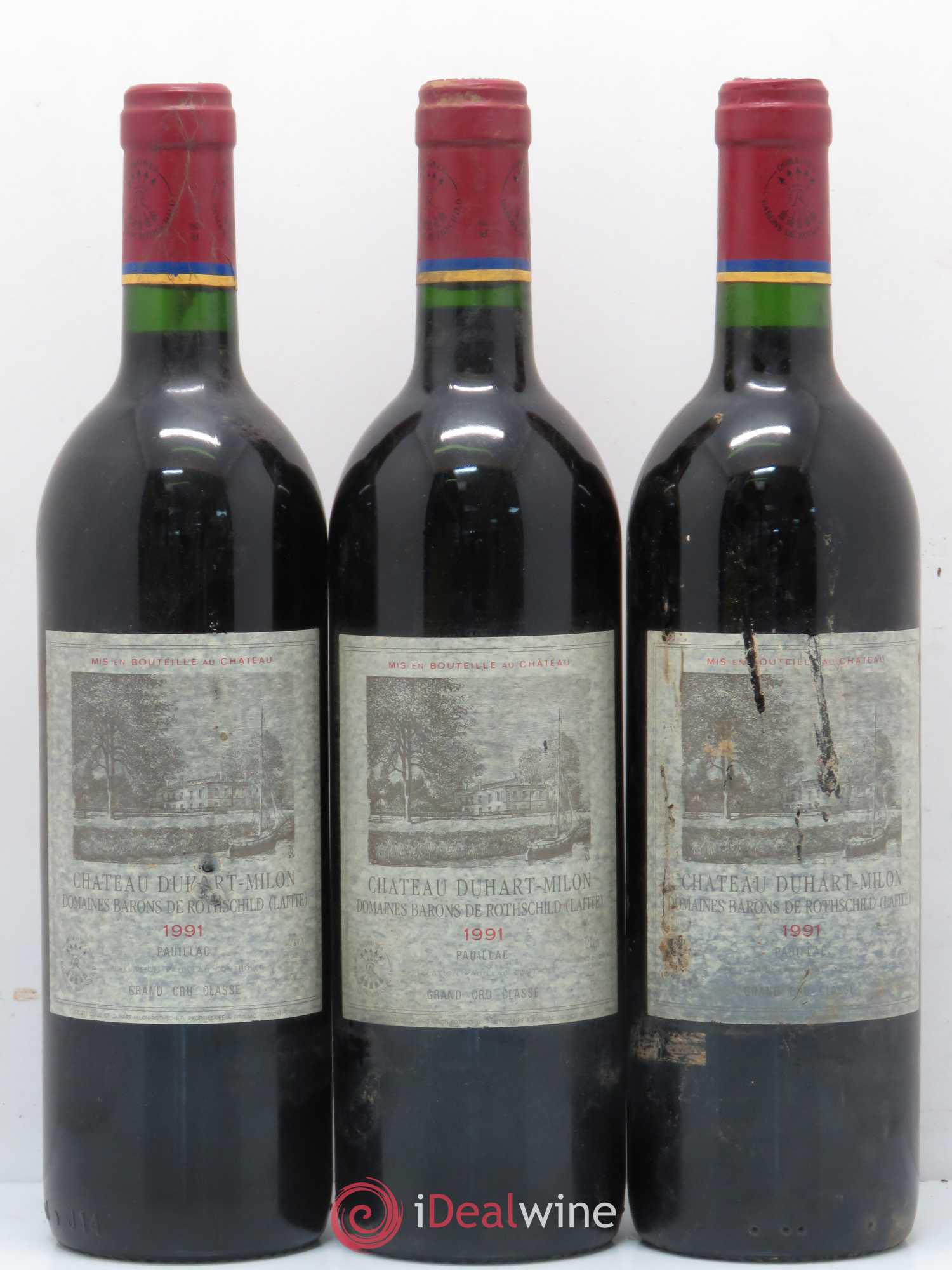 Château Duhart-Milon 4ème Grand Cru Classé 1991 - Lot de 6 bouteilles - 2