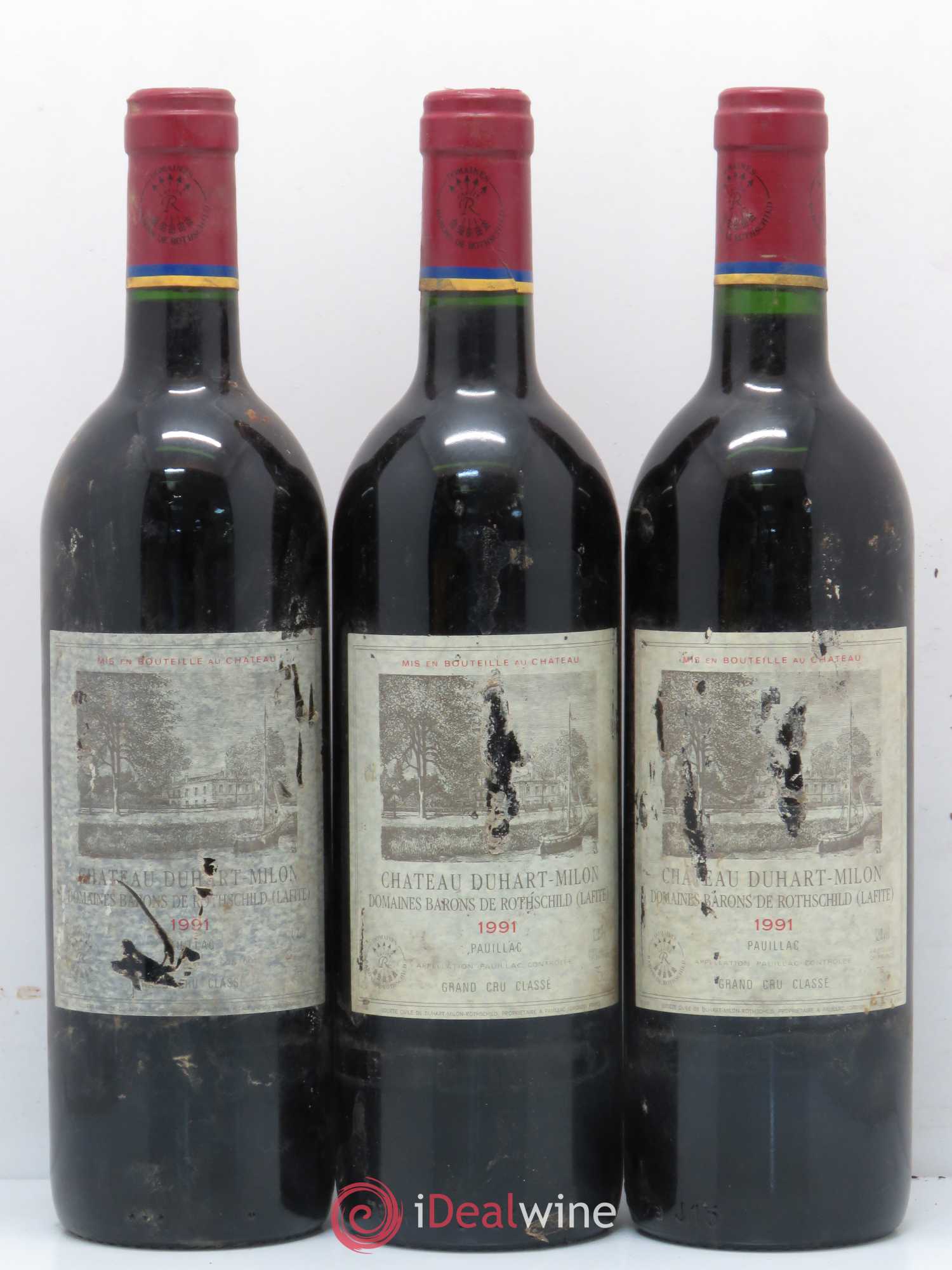Château Duhart-Milon 4ème Grand Cru Classé 1991 - Lot de 6 bouteilles - 2