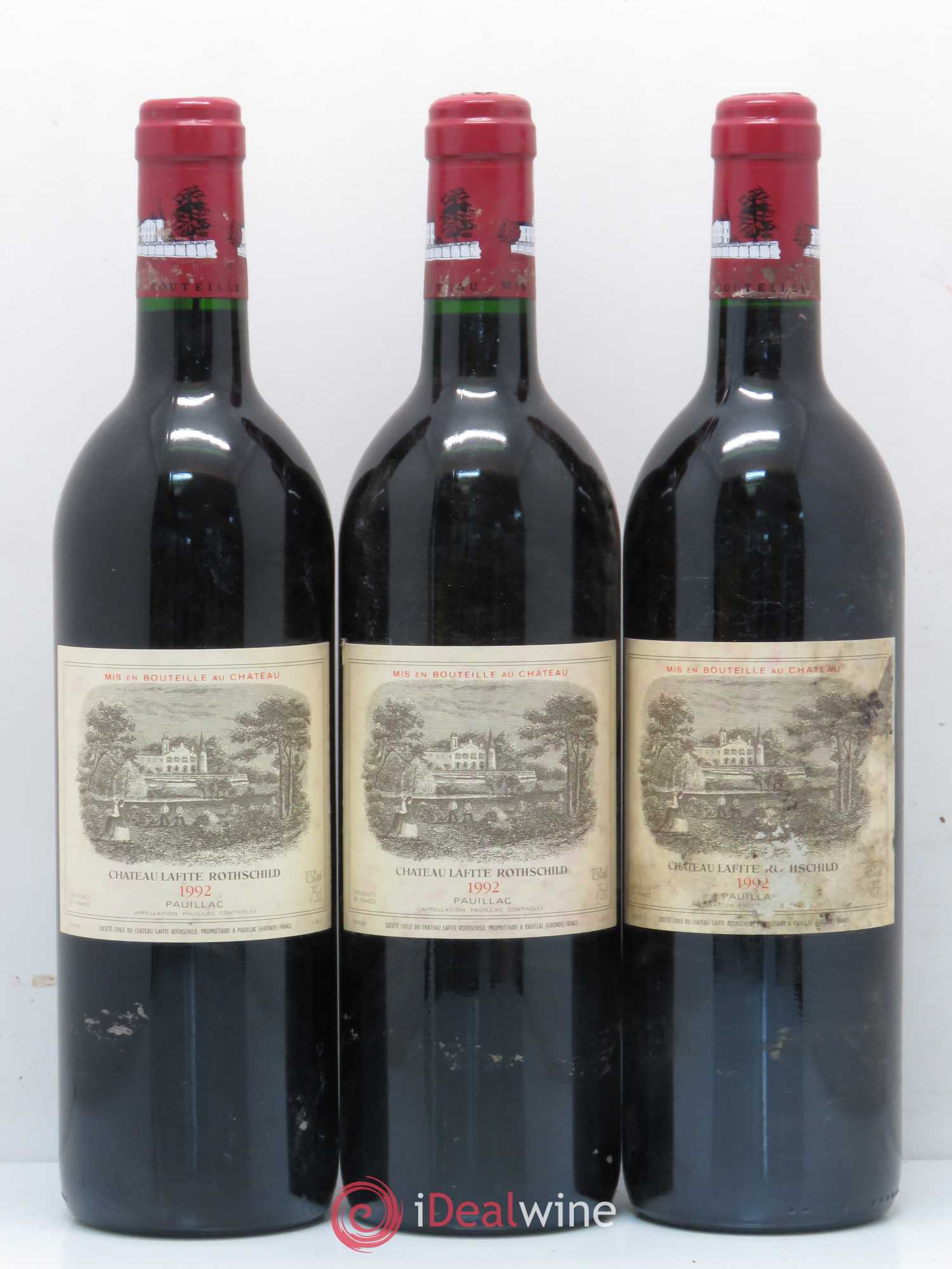 Château Lafite Rothschild 1er Grand Cru Classé 1992 - Lot de 6 bouteilles - 2