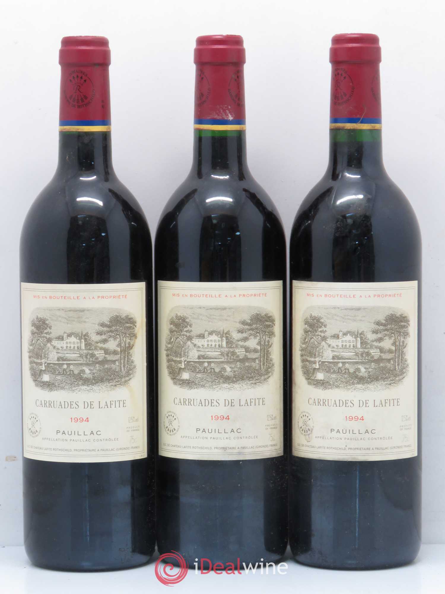 Carruades de Lafite Rothschild Second Vin 1994 - Lot de 6 bouteilles - 2
