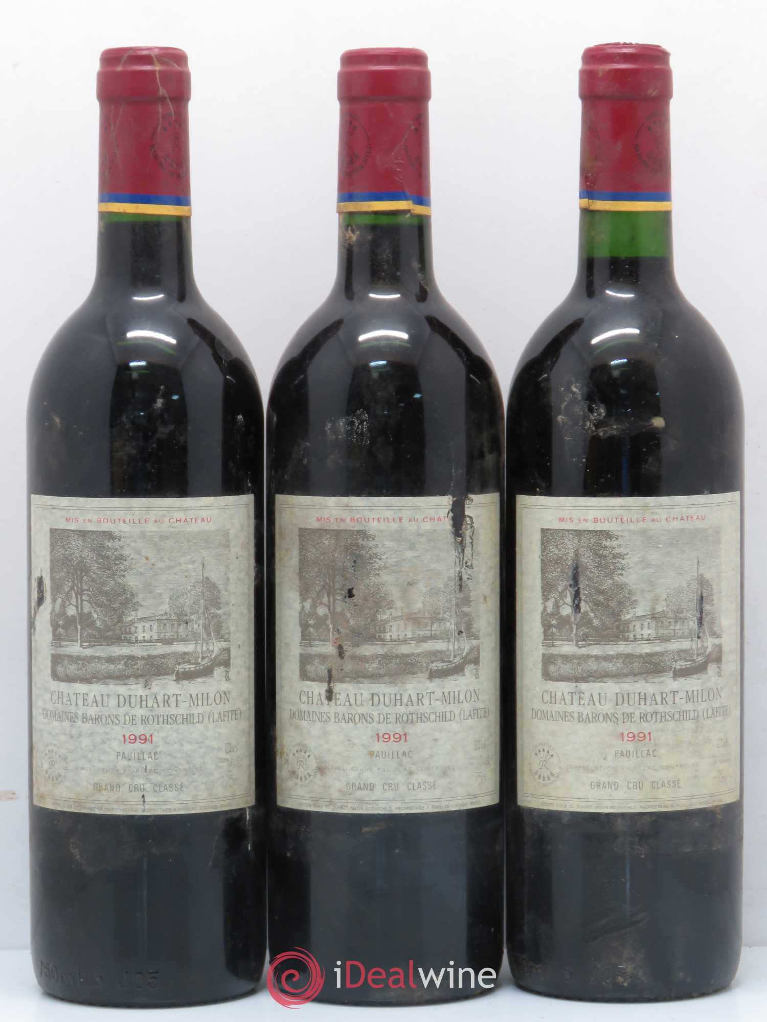 Château Duhart-Milon 4ème Grand Cru Classé 1991 - Lot de 12 bouteilles - 2