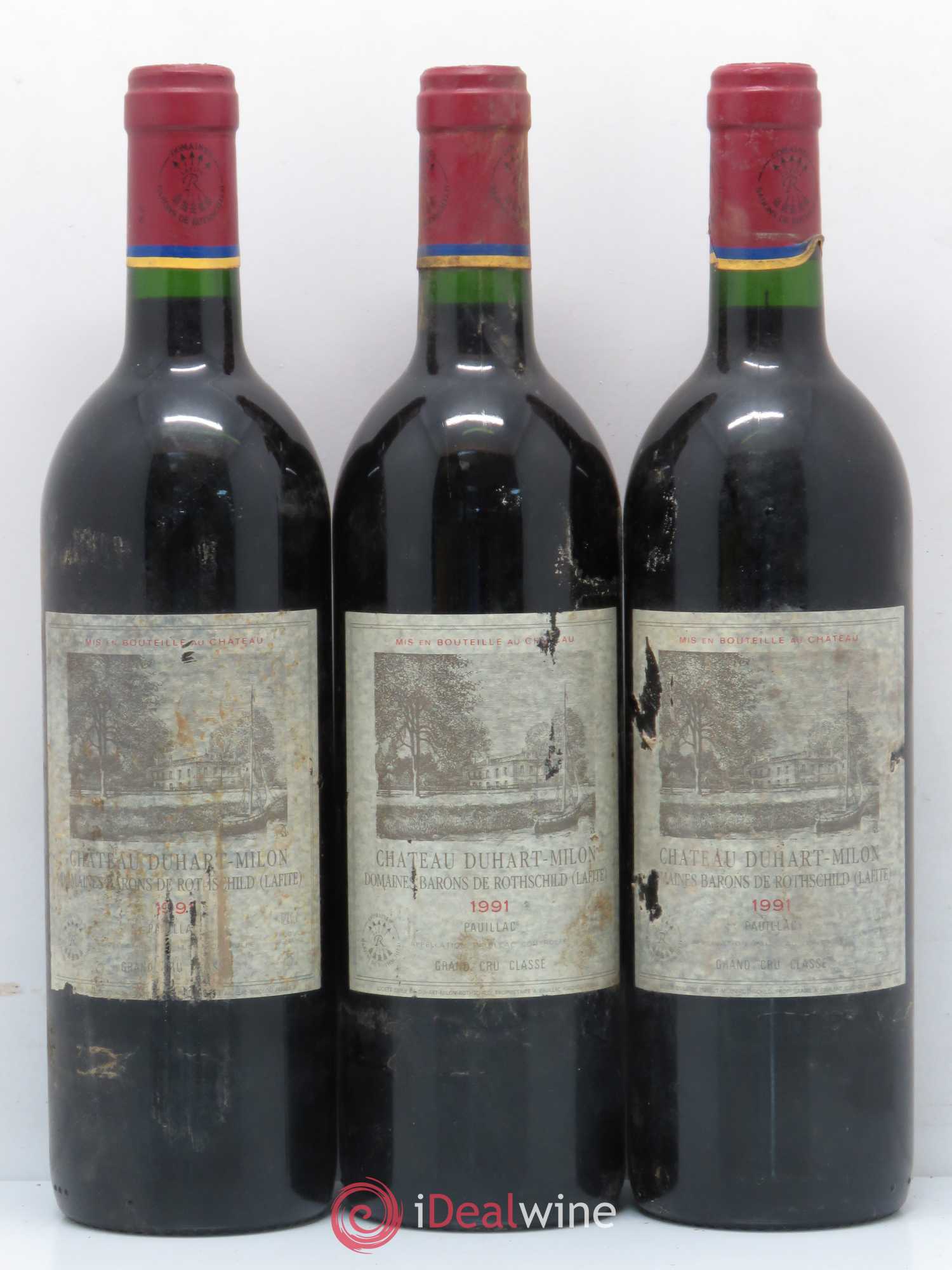 Château Duhart-Milon 4ème Grand Cru Classé 1991 - Lot de 12 bouteilles - 3