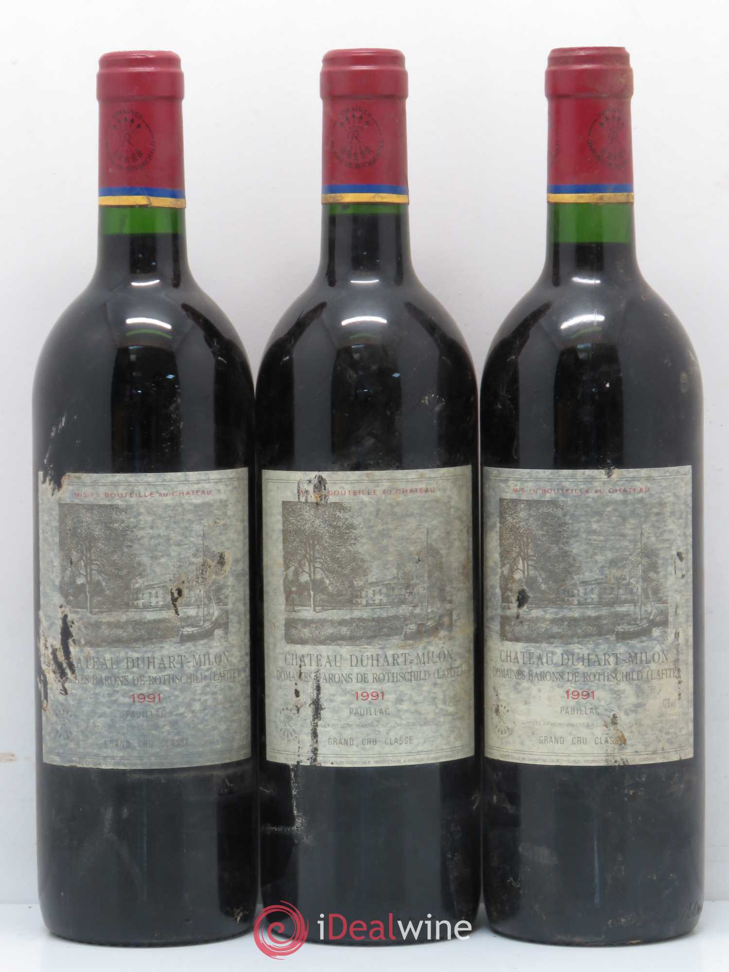 Château Duhart-Milon 4ème Grand Cru Classé 1991 - Lot de 12 bouteilles - 4