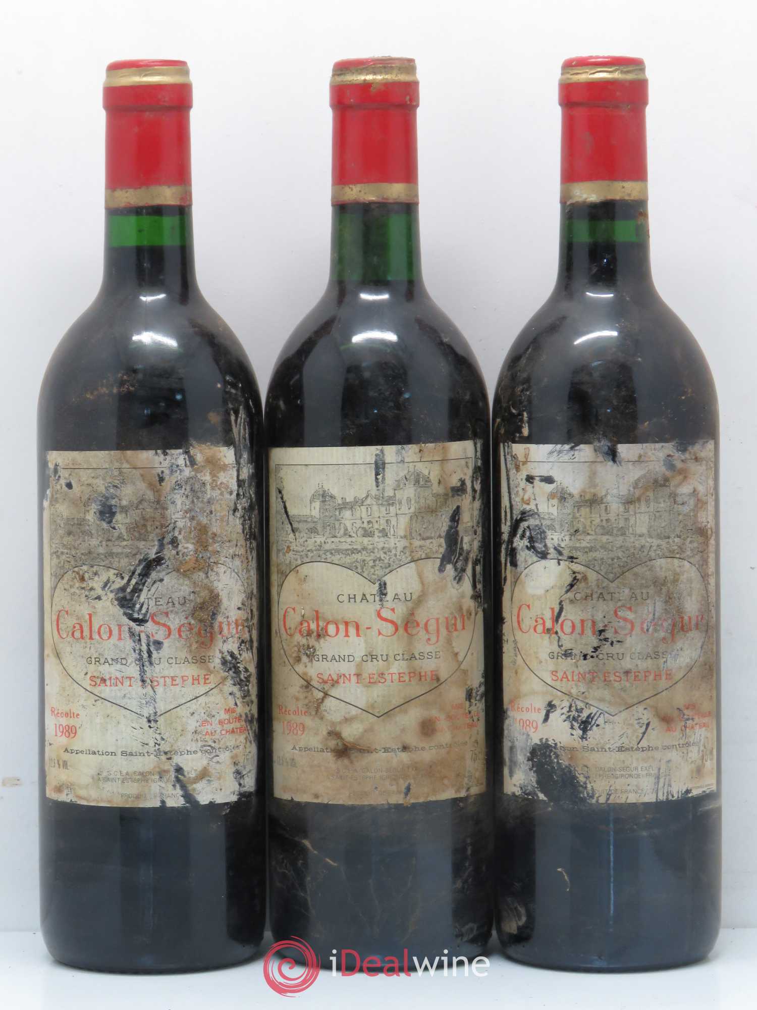 Château Calon Ségur 3ème Grand Cru Classé 1989 - Lot de 6 bouteilles - 2