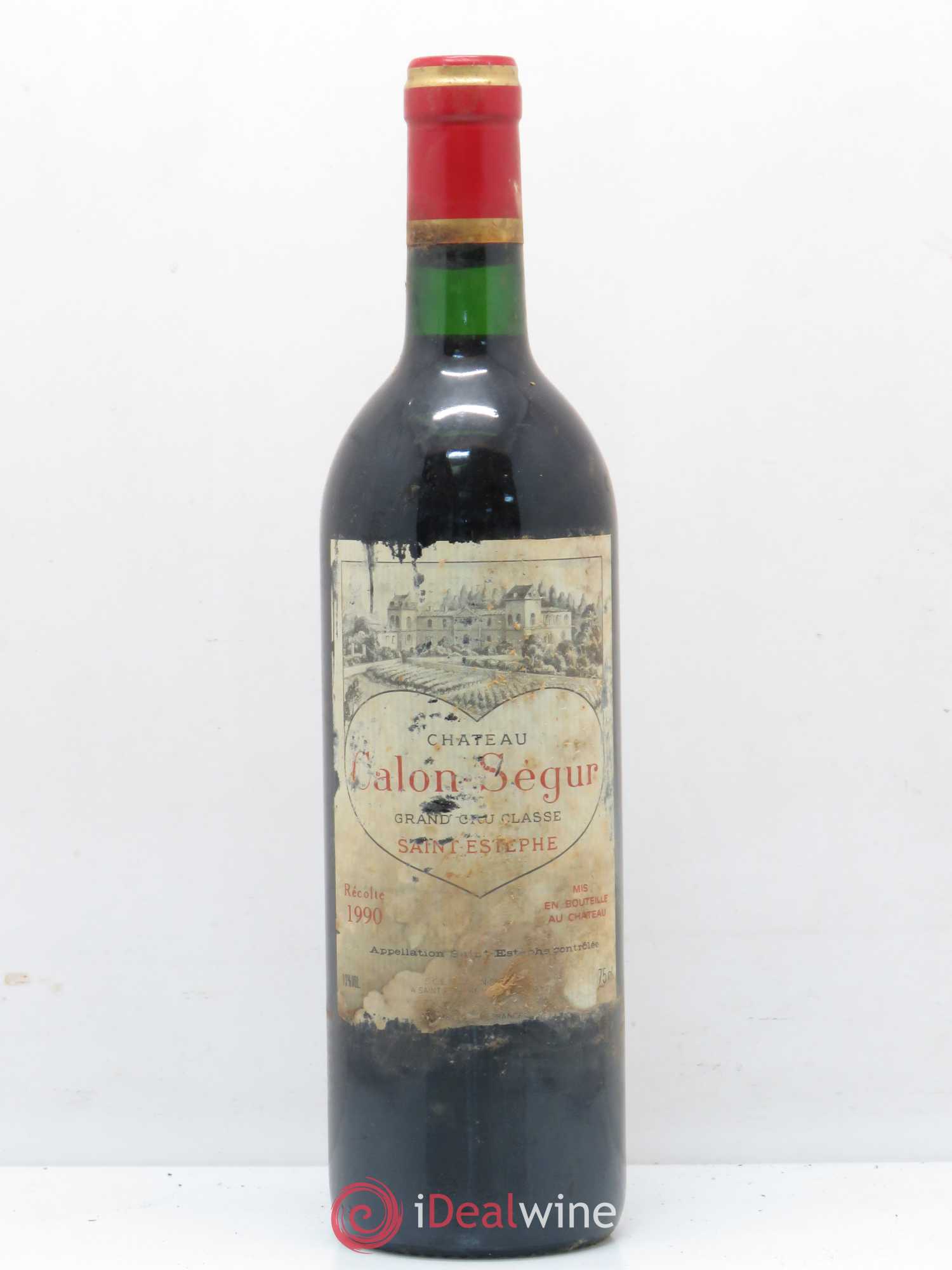 Château Calon Ségur 3ème Grand Cru Classé 1990 - Lot de 1 bouteille - 0