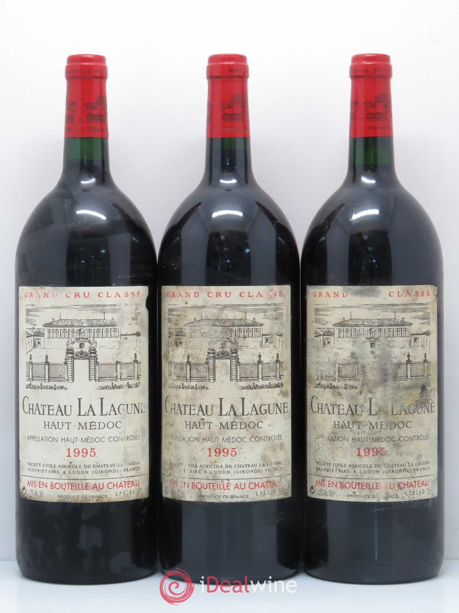 Château la Lagune 3ème Grand Cru Classé 1995 - Lot de 3 magnums - 0