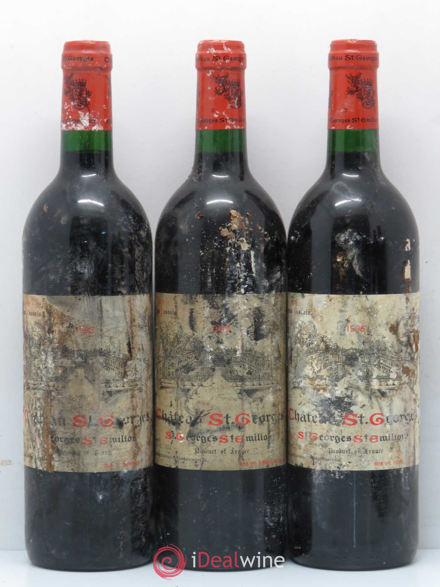 Château Saint-Georges 1996 - Lot de 5 bouteilles - 1