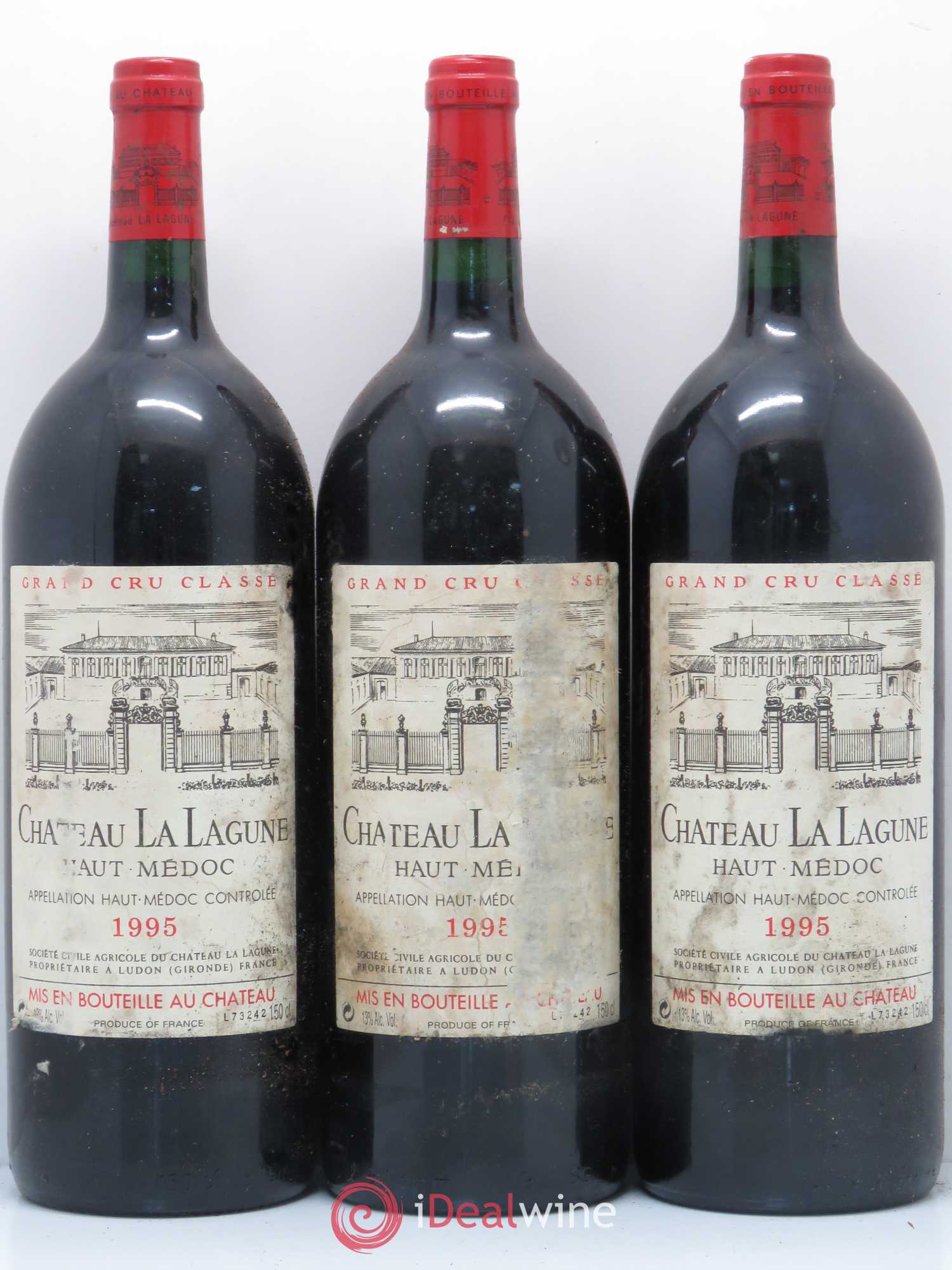 Château la Lagune 3ème Grand Cru Classé 1995 - Lot de 3 magnums - 0