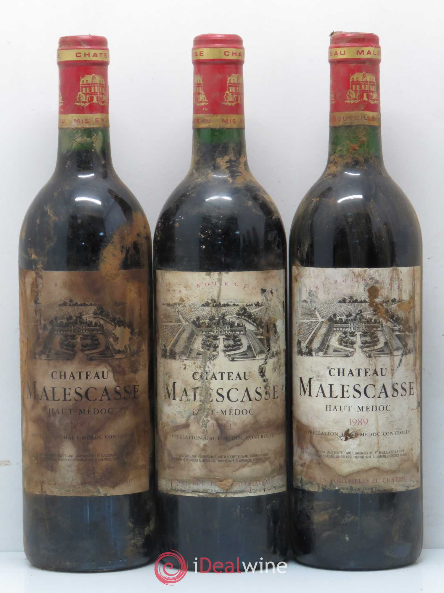Château Malescasse Cru Bourgeois Exceptionnel 1989 - Lot de 6 bouteilles - 1