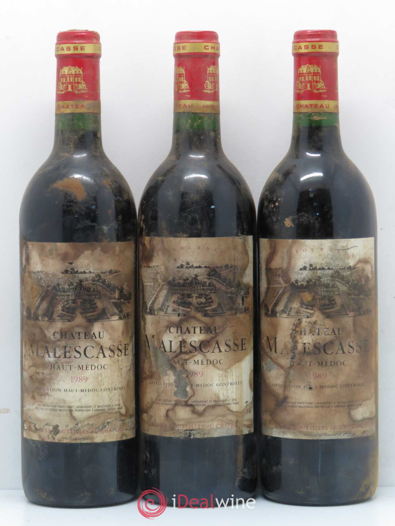 Château Malescasse Cru Bourgeois Exceptionnel 1989 - Lot de 6 bouteilles - 2