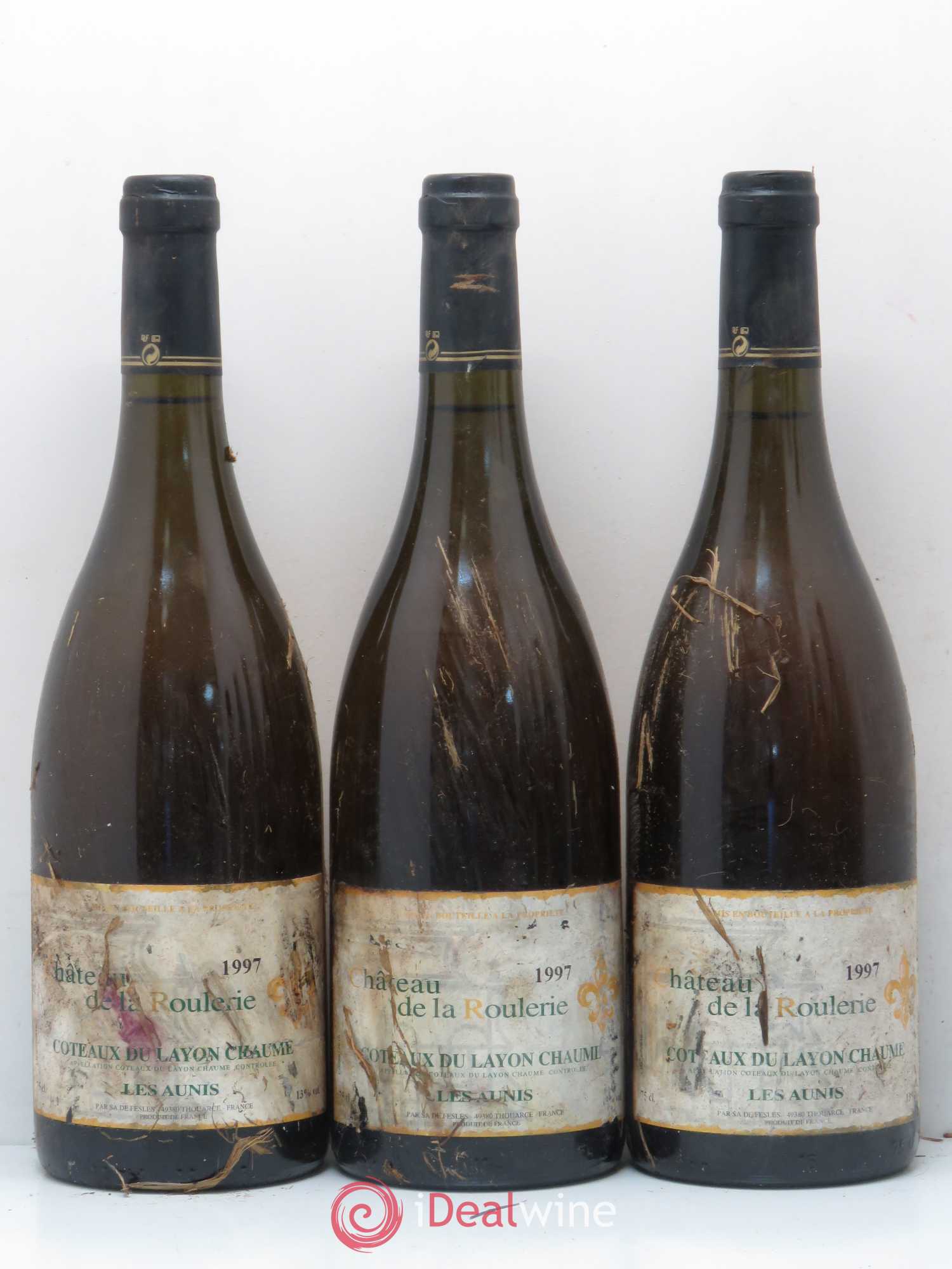 Coteaux du Layon Chaume Les Aunis Château de la Roulerie 1997 - Posten von 6 Flaschen - 1