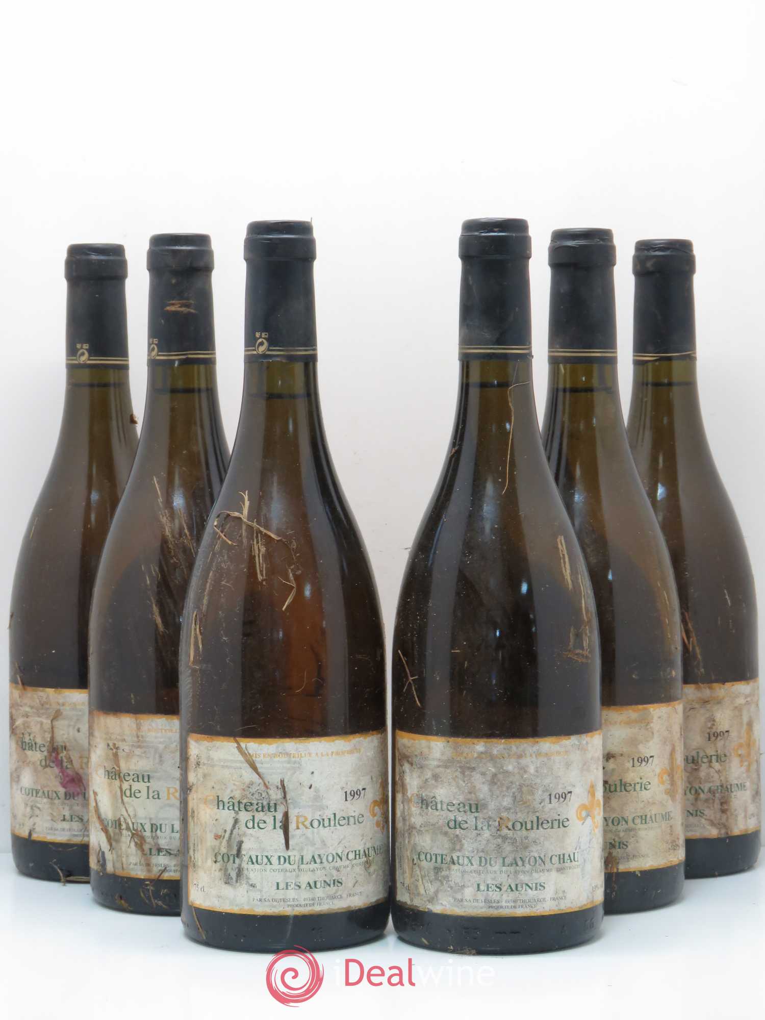 Coteaux du Layon Chaume Les Aunis Château de la Roulerie 1997 - Posten von 6 Flaschen - 0