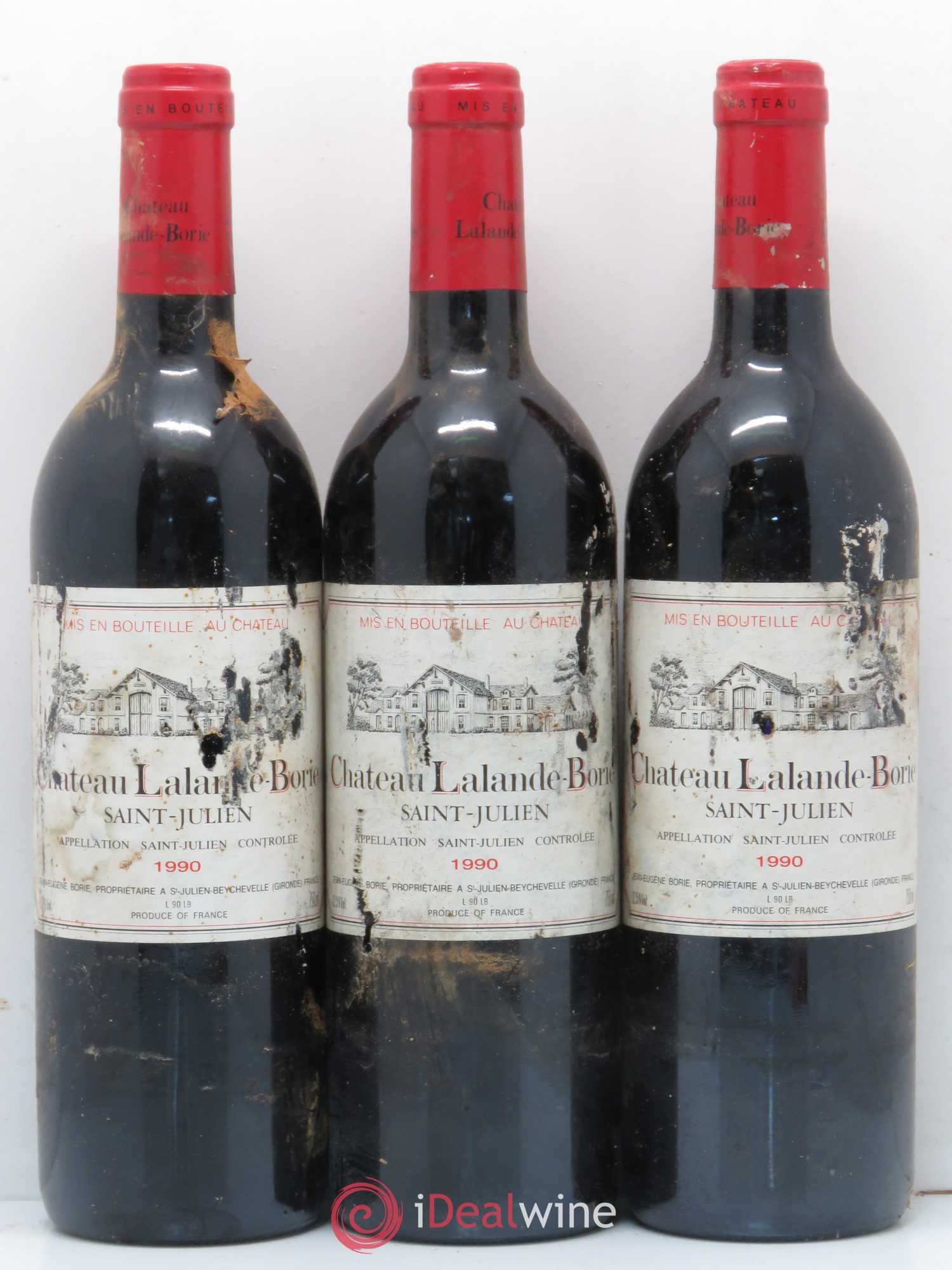Château Lalande Borie 1990 - Lot de 12 bouteilles - 3