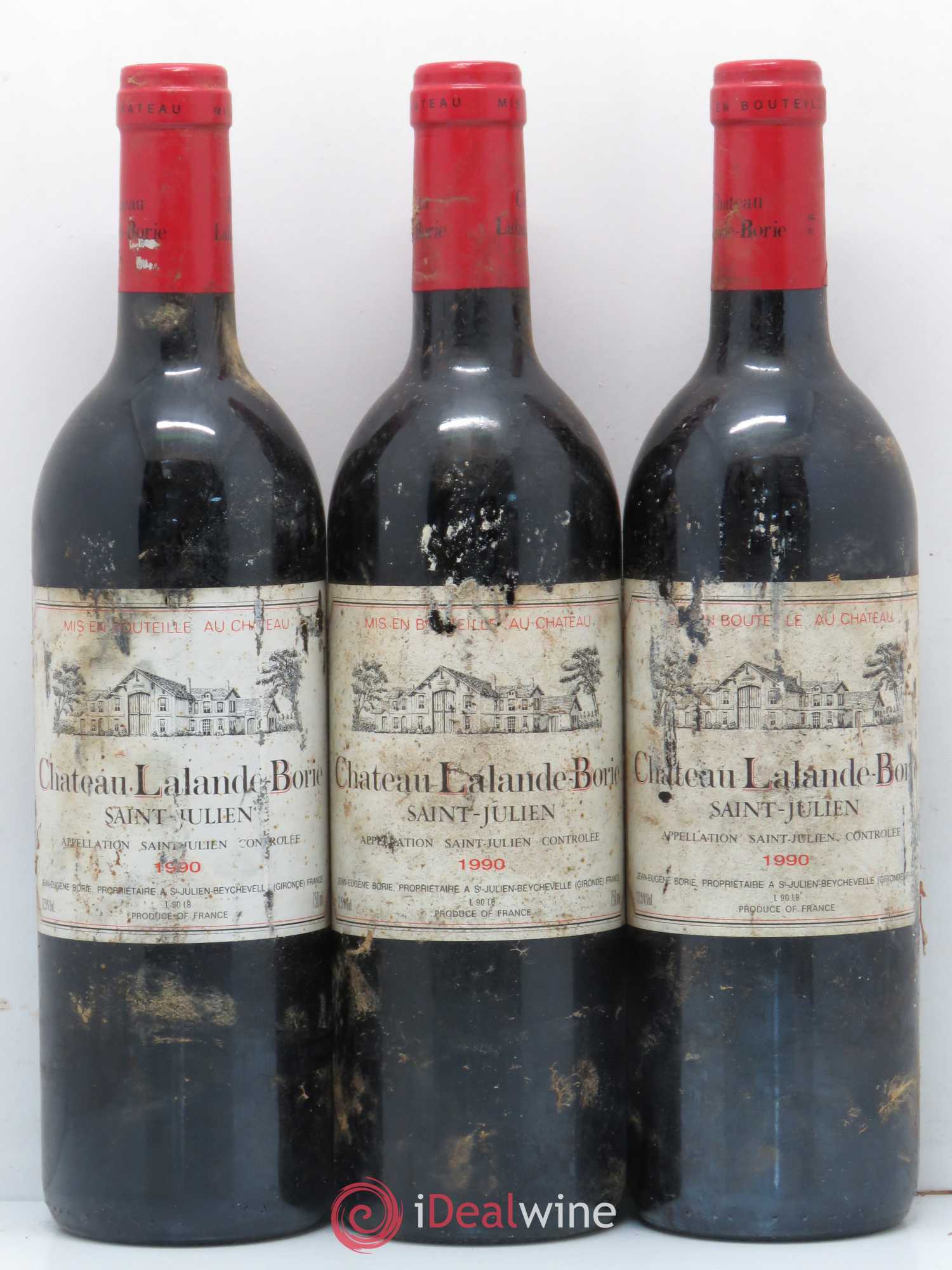 Château Lalande Borie 1990 - Lot de 12 bouteilles - 4