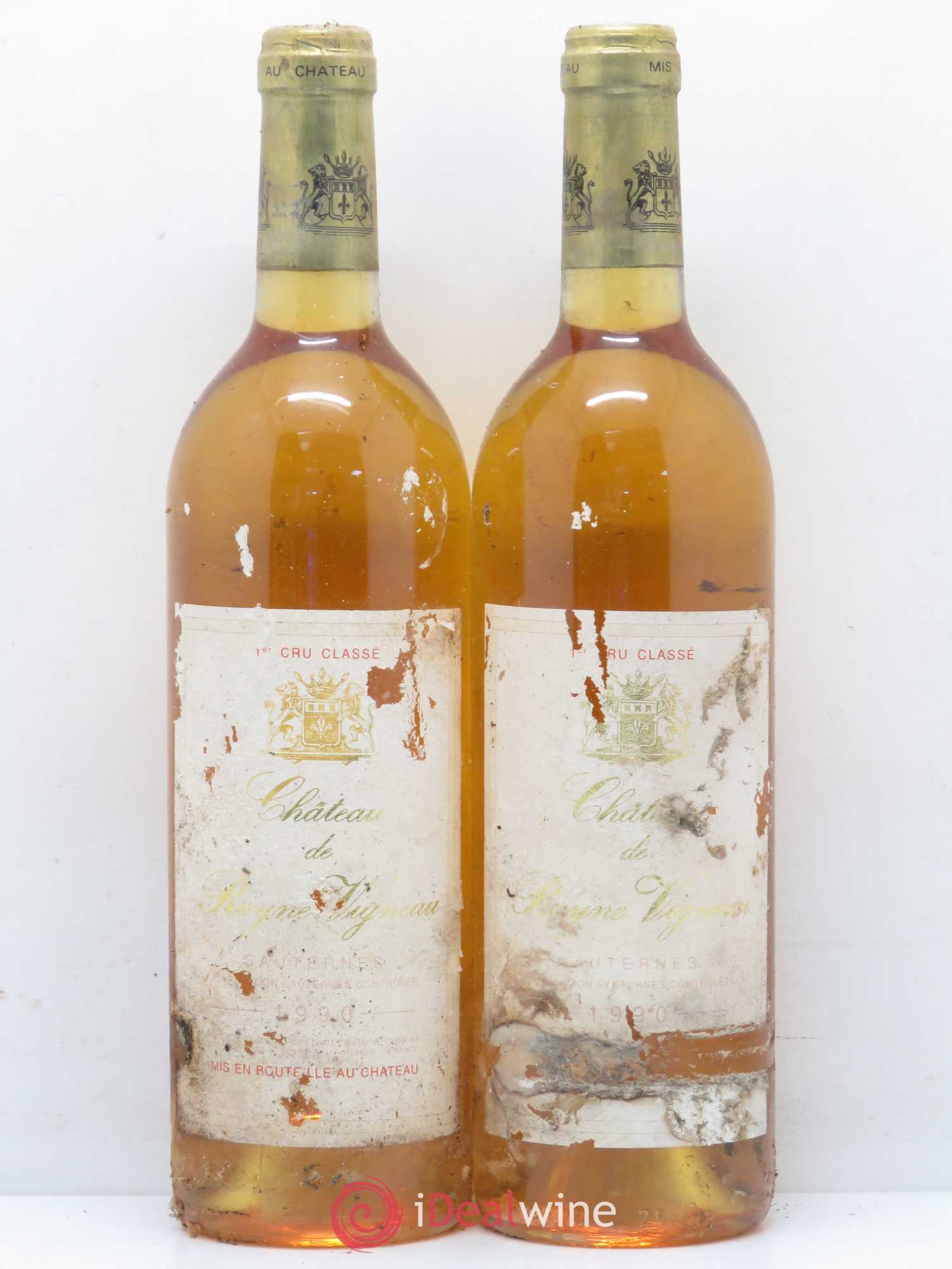 Château de Rayne Vigneau 1er Grand Cru Classé 1990 - Lotto di 5 bottiglie - 2