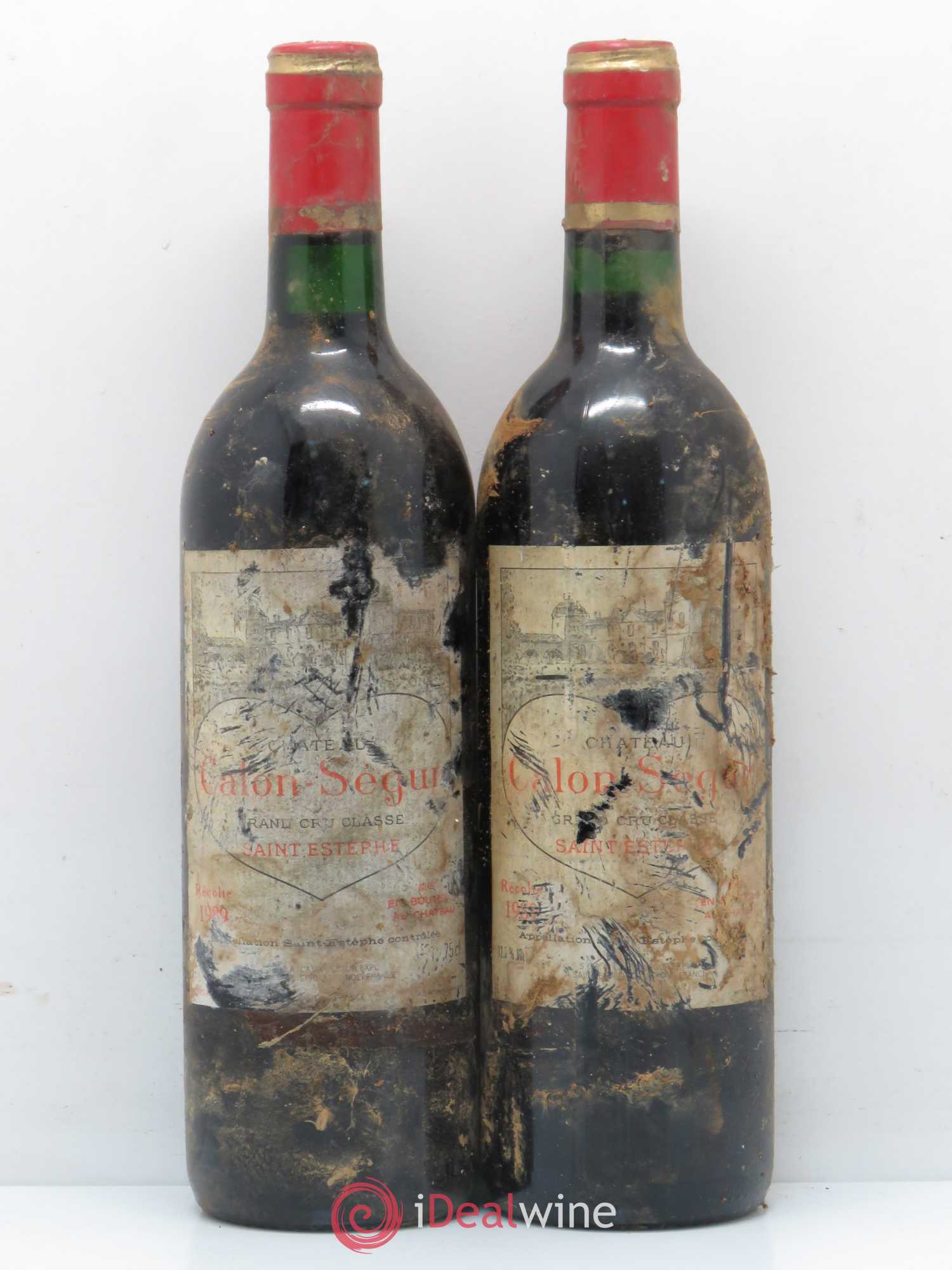 Château Calon Ségur 3ème Grand Cru Classé 1989 - Lot de 2 bouteilles - 0