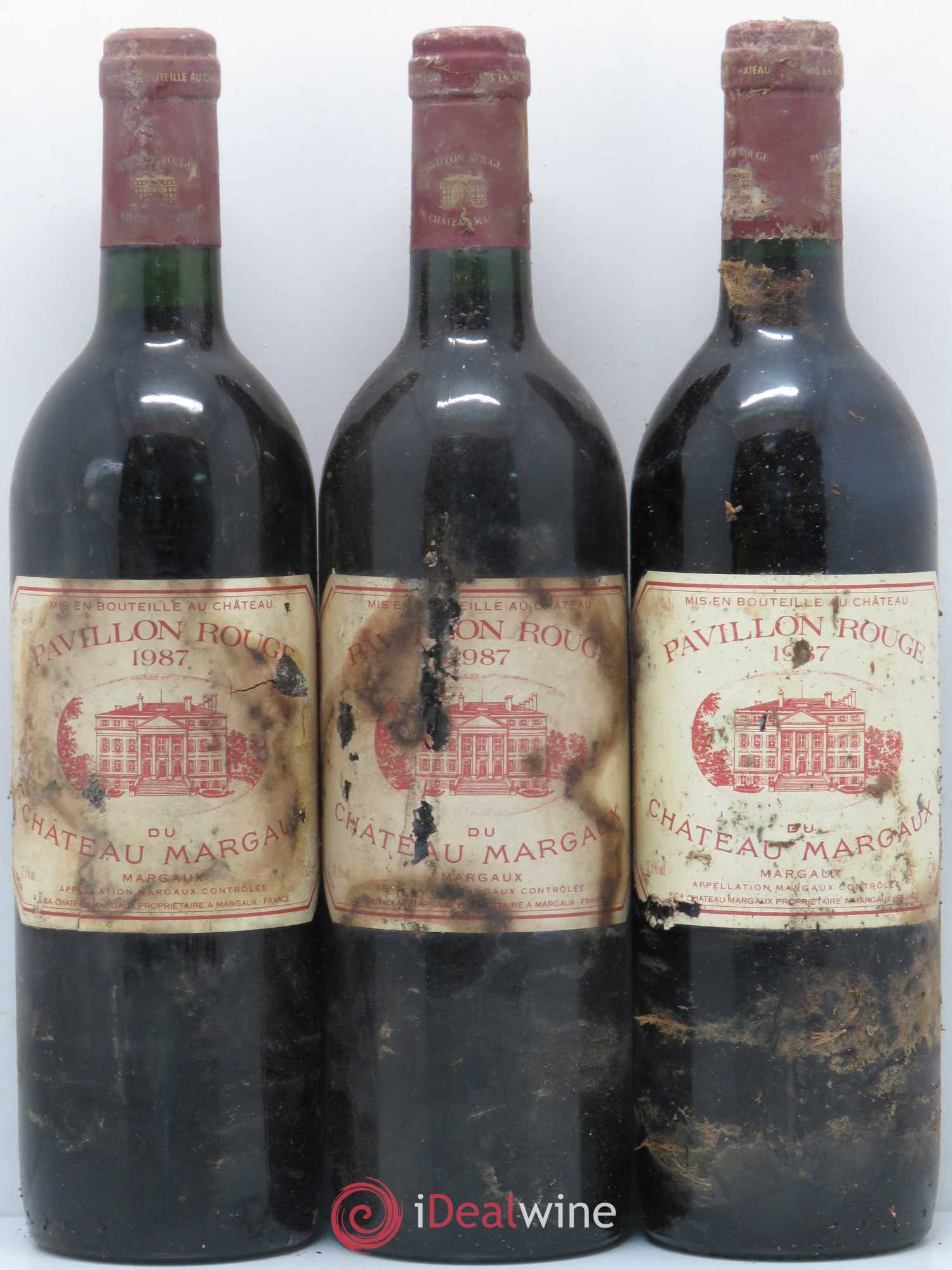 Pavillon Rouge du Château Margaux Second Vin 1987 - Lot de 12 bouteilles - 2
