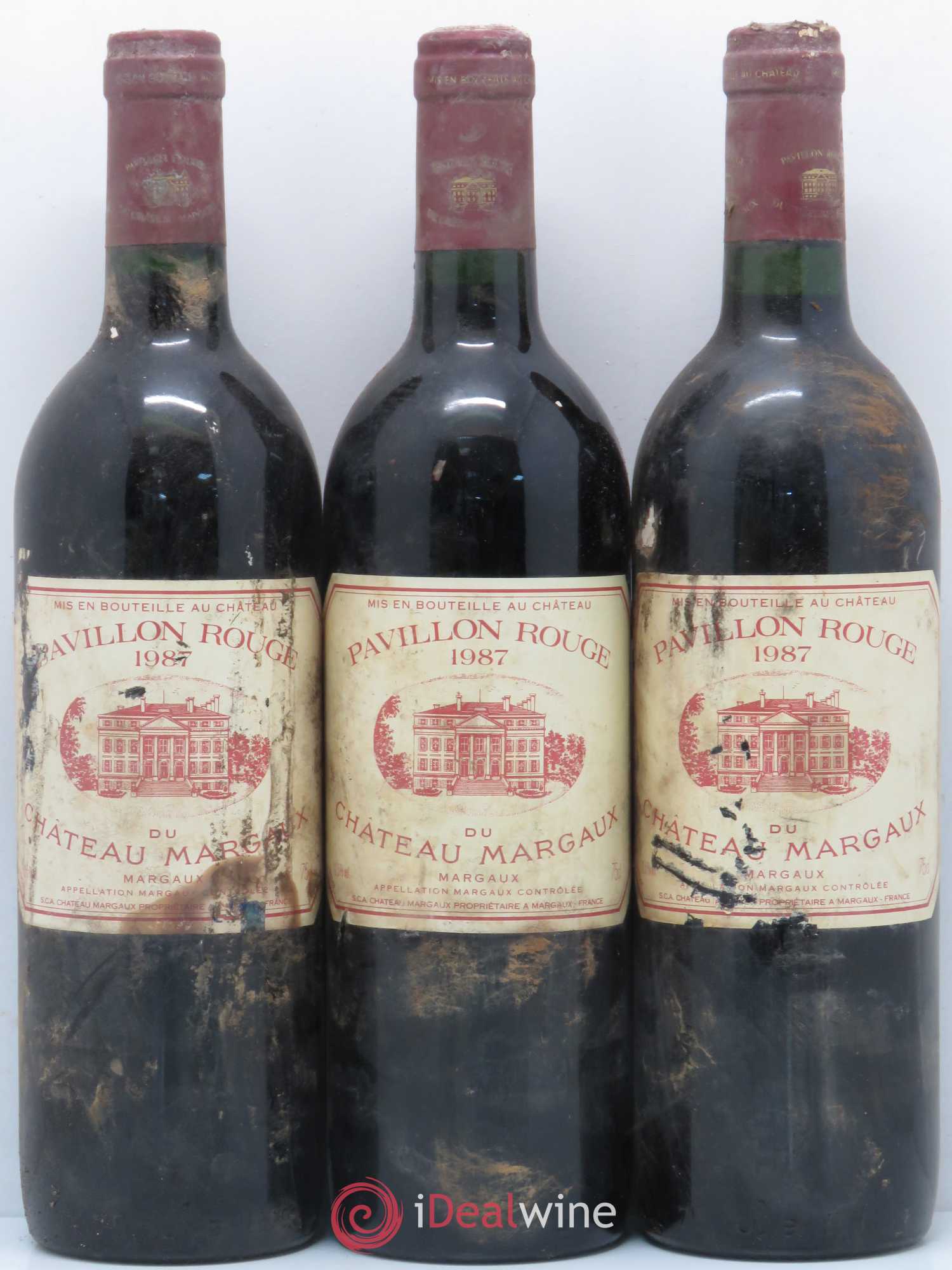 Pavillon Rouge du Château Margaux Second Vin 1987 - Lot de 12 bouteilles - 3