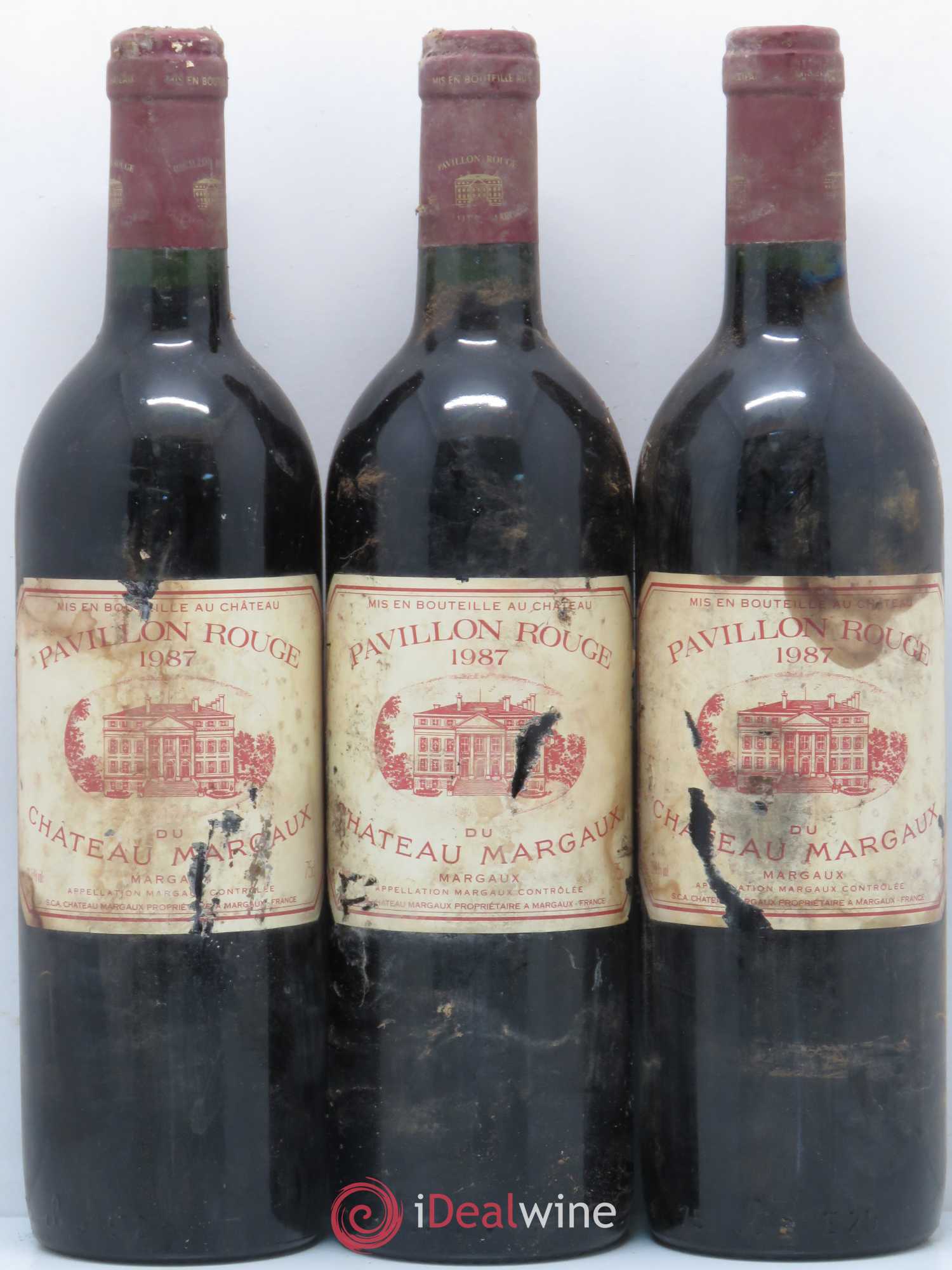 Pavillon Rouge du Château Margaux Second Vin 1987 - Lot de 12 bouteilles - 4