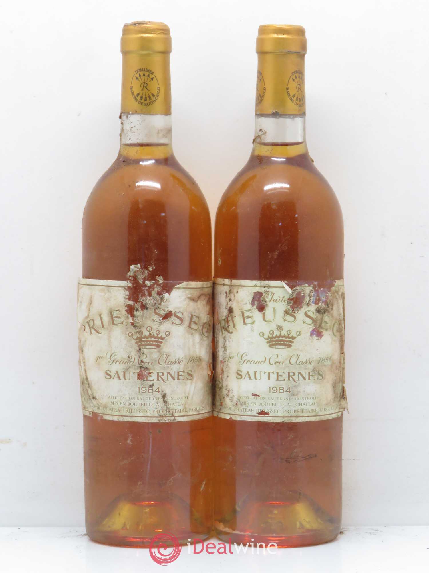 Château Rieussec 1er Grand Cru Classé 1984 - Lotto di 2 bottiglie - 0