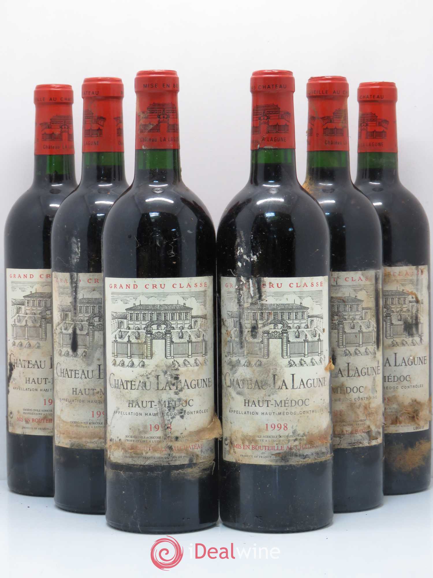 Château la Lagune 3ème Grand Cru Classé 1998 - Lot de 6 bouteilles - 0