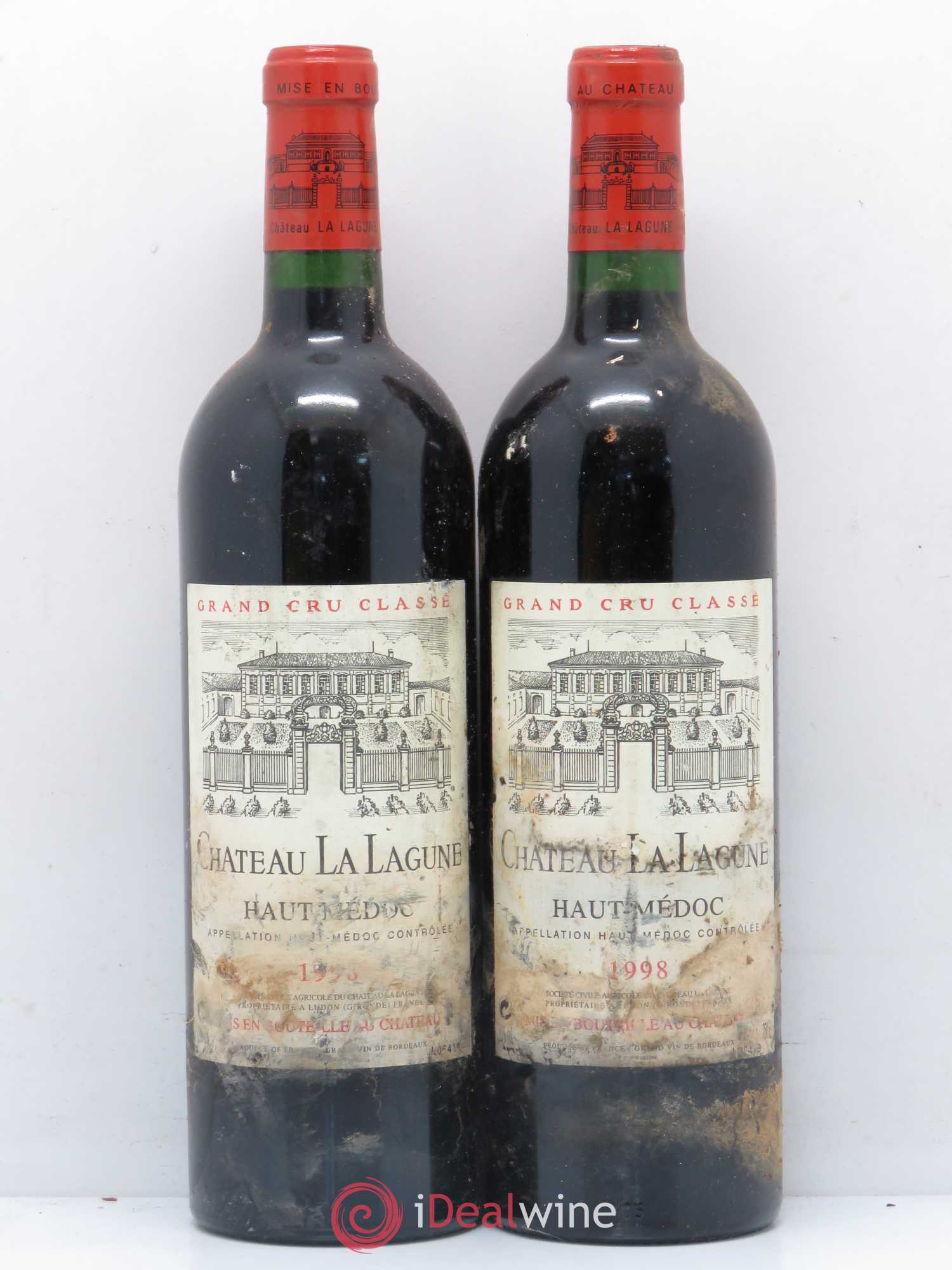 Château la Lagune 3ème Grand Cru Classé 1998 - Lot de 2 bouteilles - 0