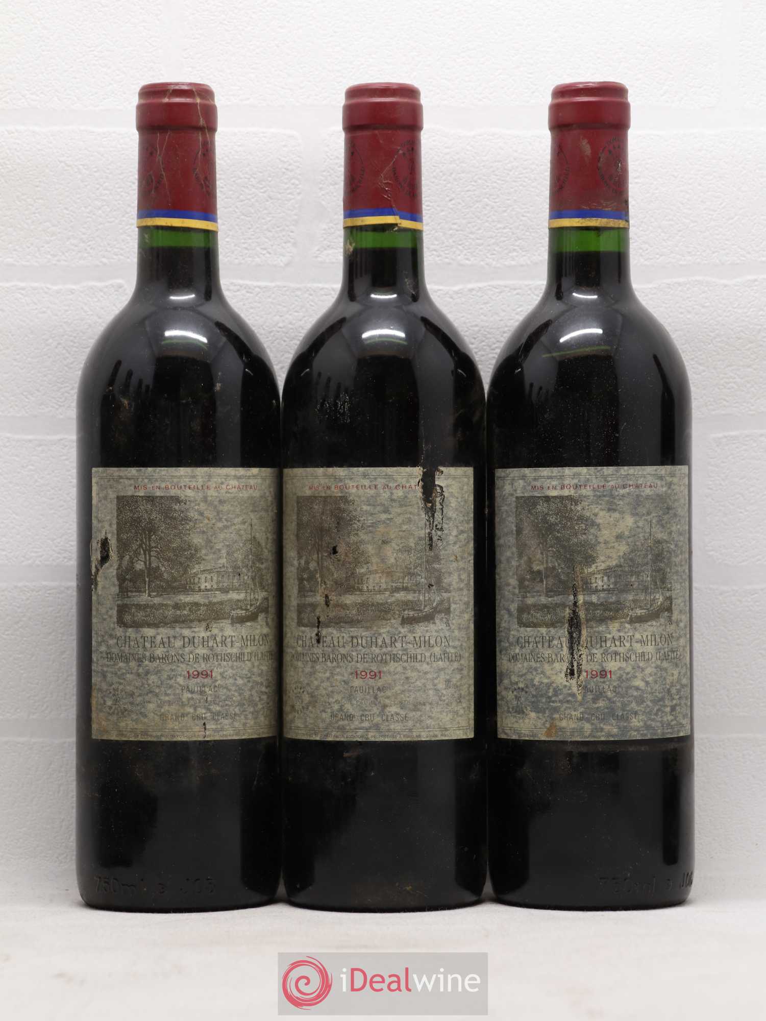 Château Duhart-Milon 4ème Grand Cru Classé 1991 - Lot de 12 bouteilles - 2