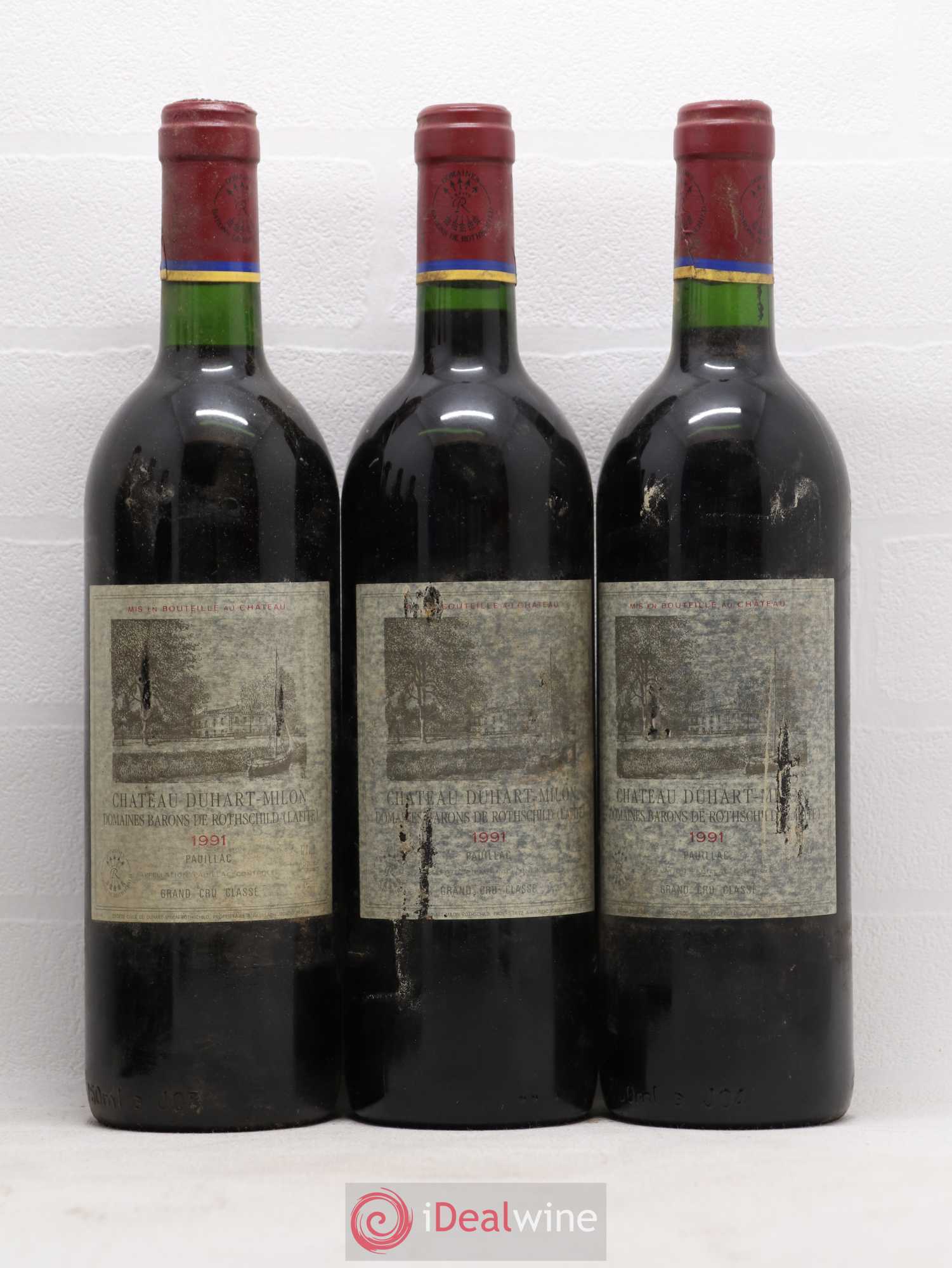 Château Duhart-Milon 4ème Grand Cru Classé 1991 - Lot de 12 bouteilles - 3