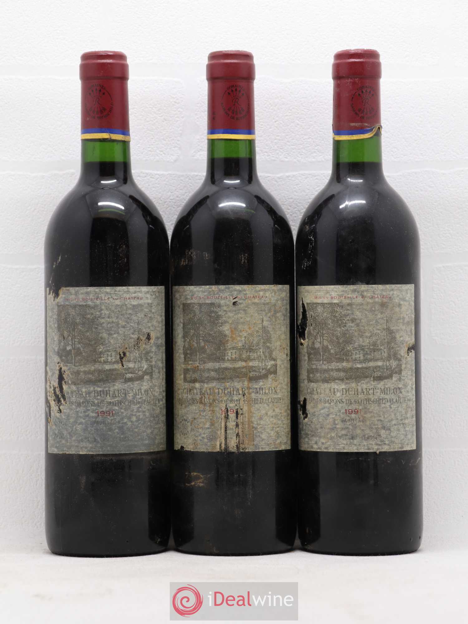 Château Duhart-Milon 4ème Grand Cru Classé 1991 - Lot de 12 bouteilles - 4