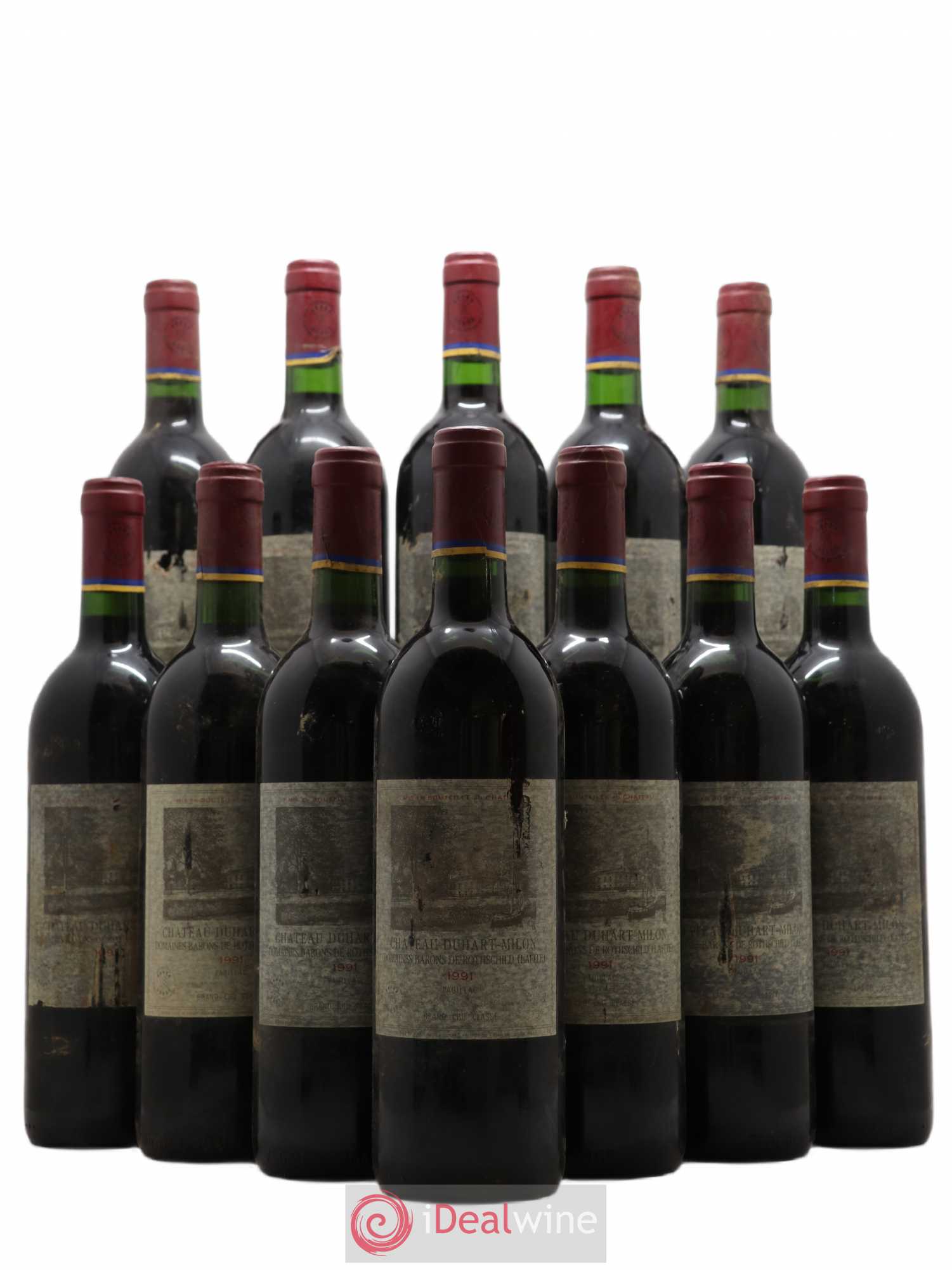 Château Duhart-Milon 4ème Grand Cru Classé 1991 - Lot de 12 bouteilles - 0