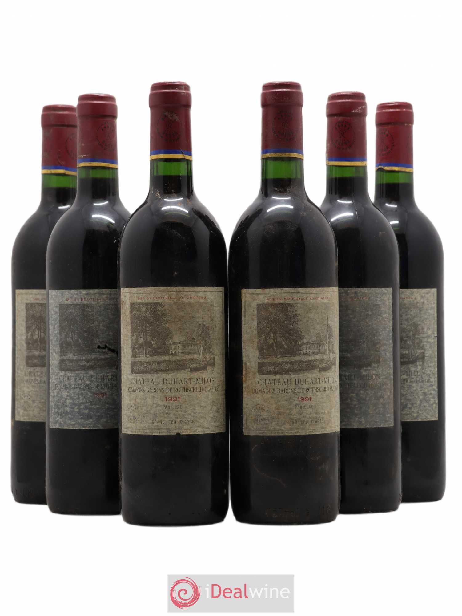 Château Duhart-Milon 4ème Grand Cru Classé 1991 - Lot de 6 bouteilles - 0