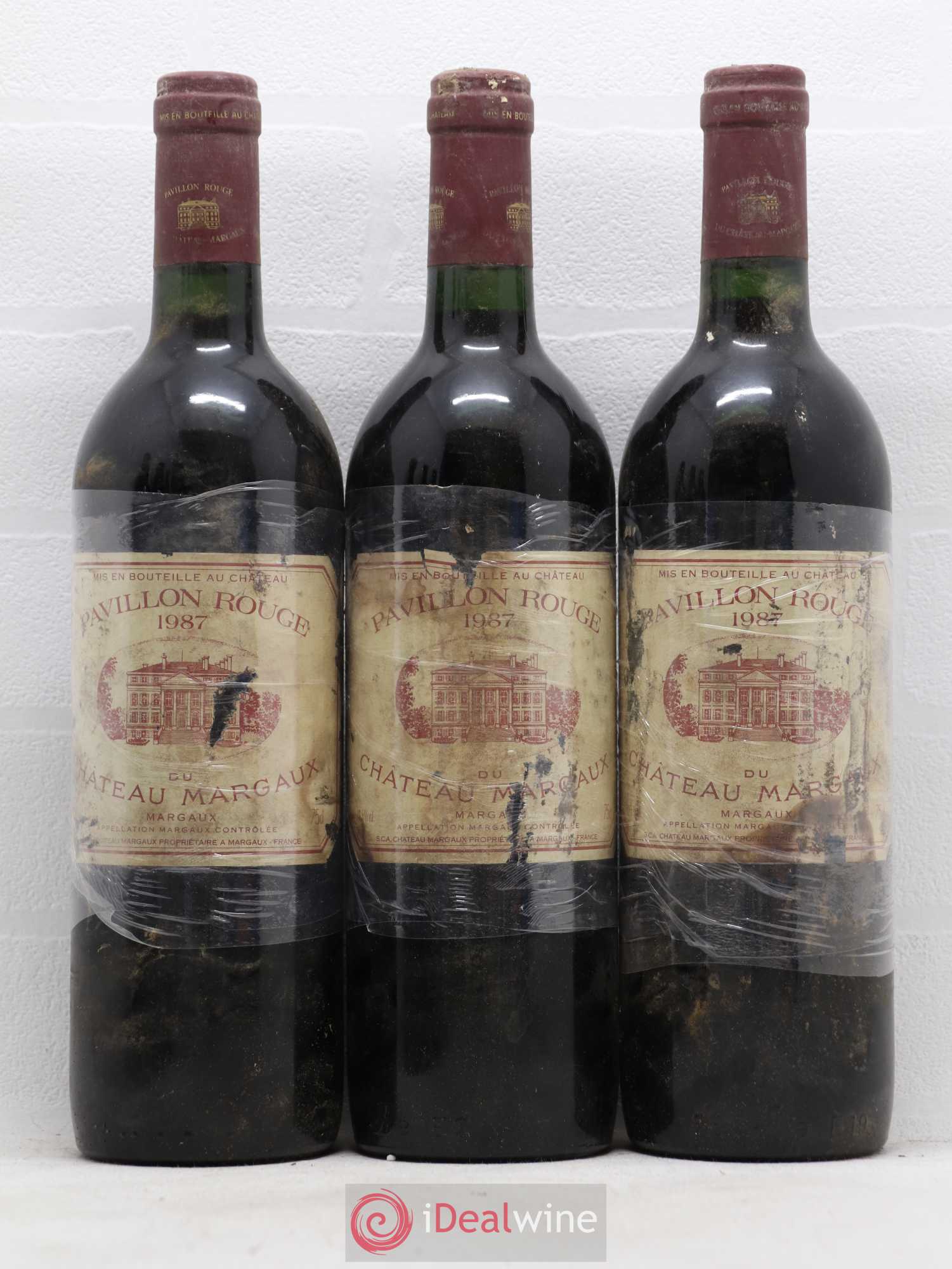 Pavillon Rouge du Château Margaux Second Vin 1987 - Lot de 6 bouteilles - 1
