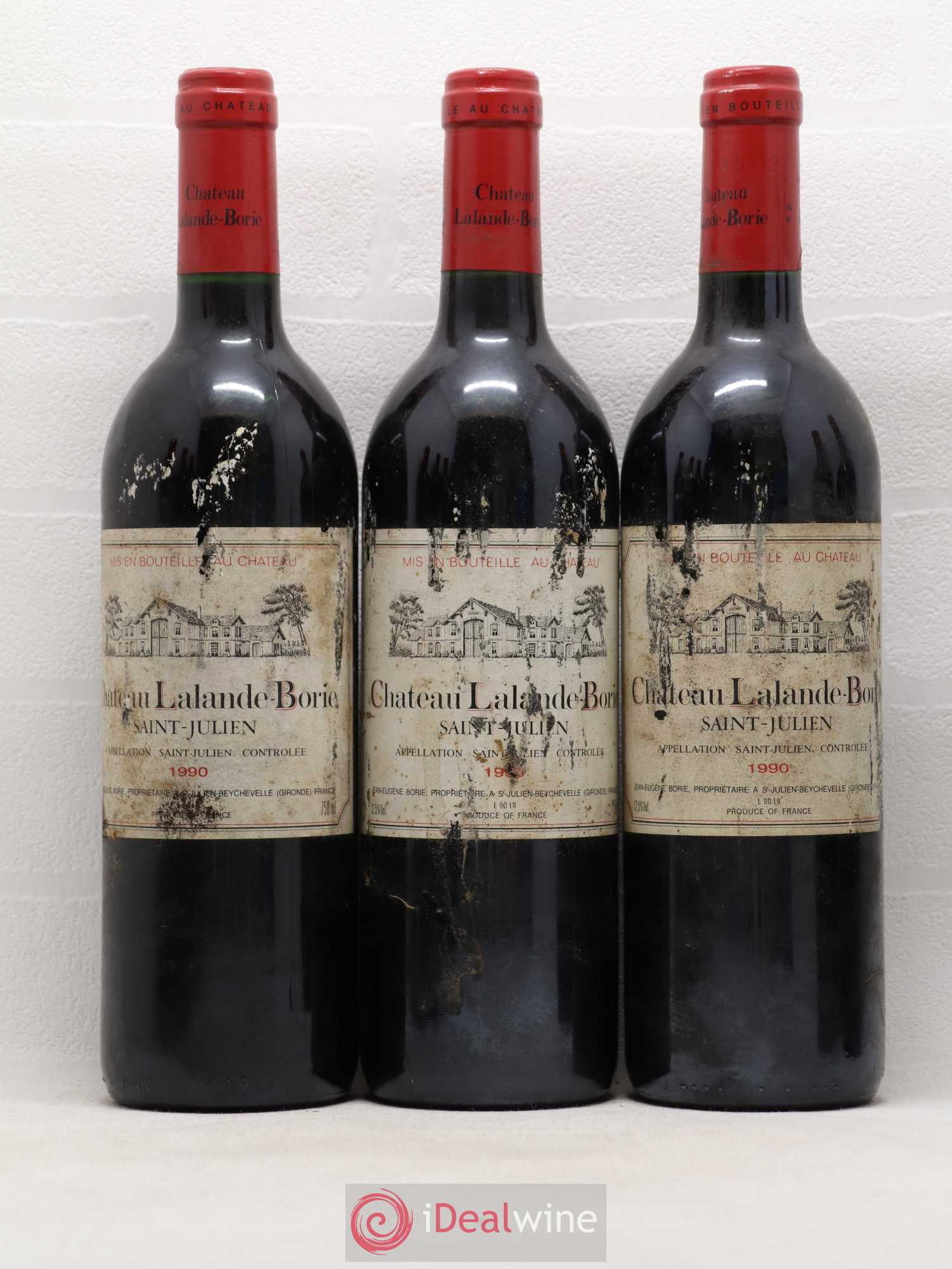 Château Lalande Borie 1990 - Lot de 12 bouteilles - 2