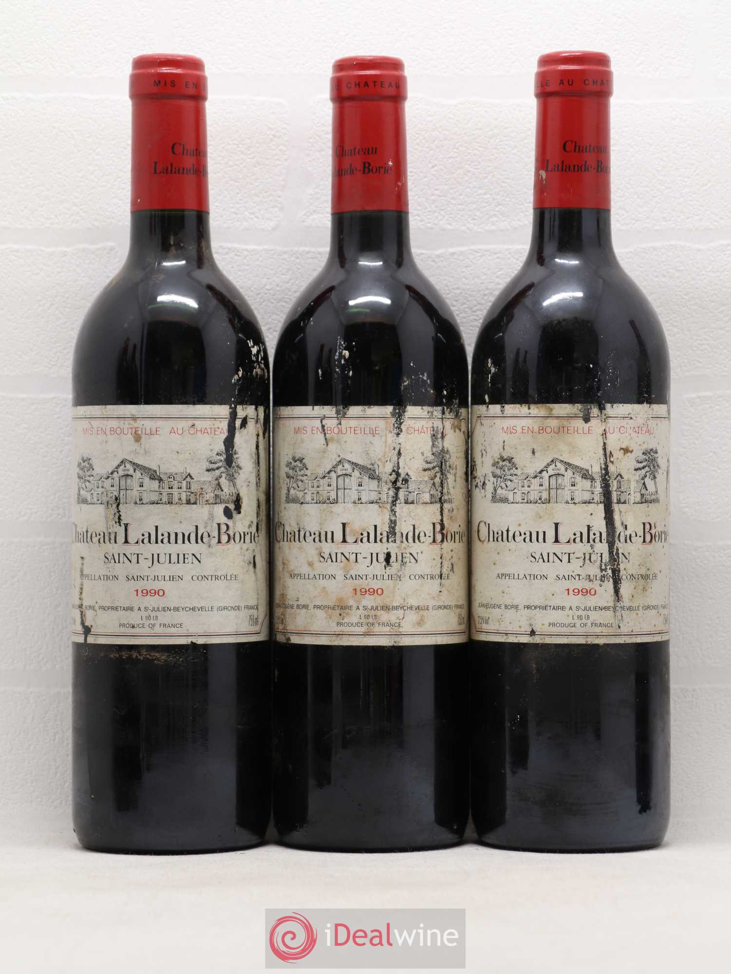 Château Lalande Borie 1990 - Lot de 12 bouteilles - 3