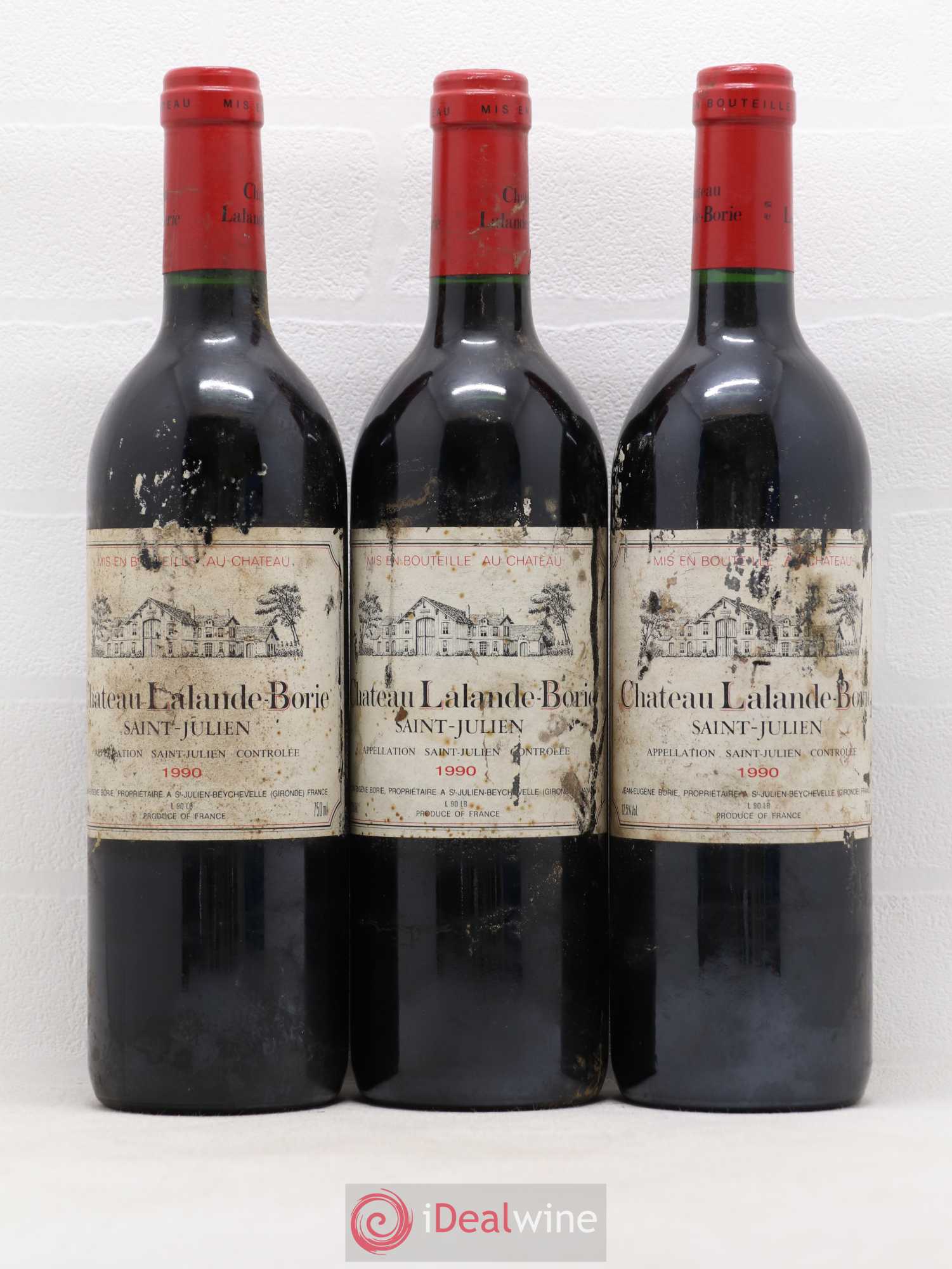 Château Lalande Borie 1990 - Lot de 12 bouteilles - 4