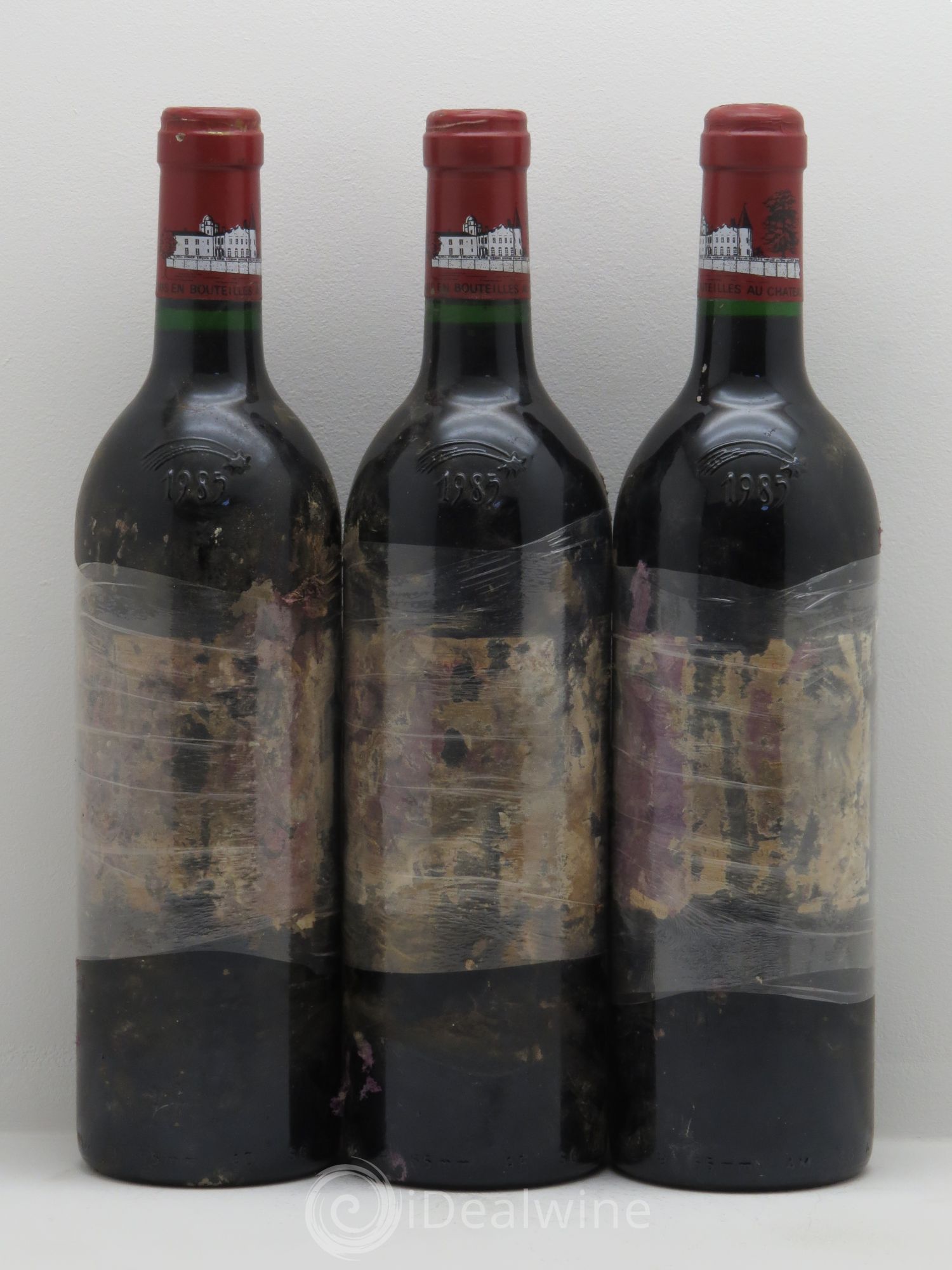 Château Lafite Rothschild 1er Grand Cru Classé 1985 - Lot de 3 bouteilles - 0