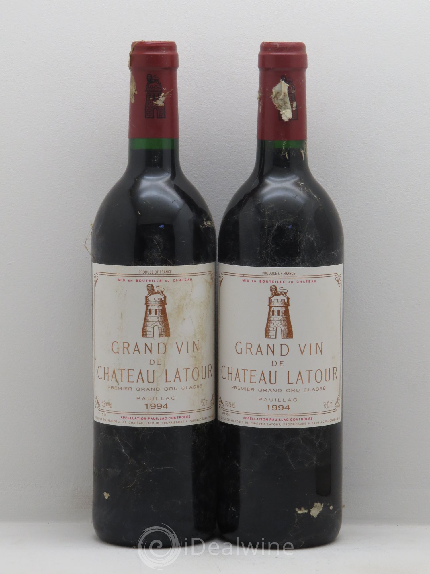 Château Latour 1er Grand Cru Classé 1994 - Lot de 2 bouteilles - 0