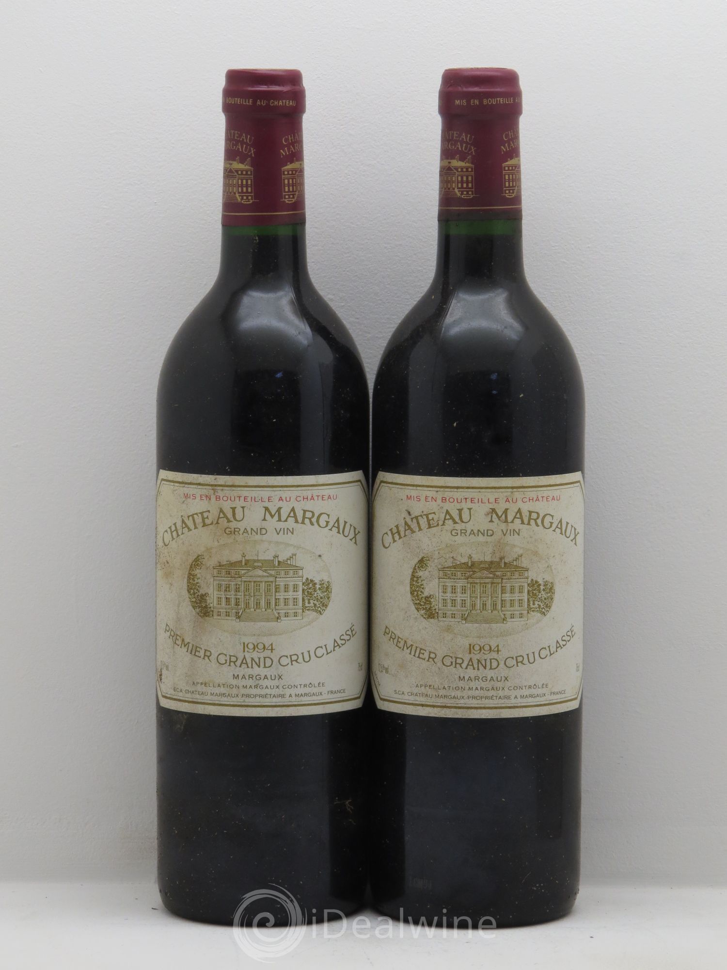 Château Margaux 1er Grand Cru Classé 1994 - Lot de 2 bouteilles - 0
