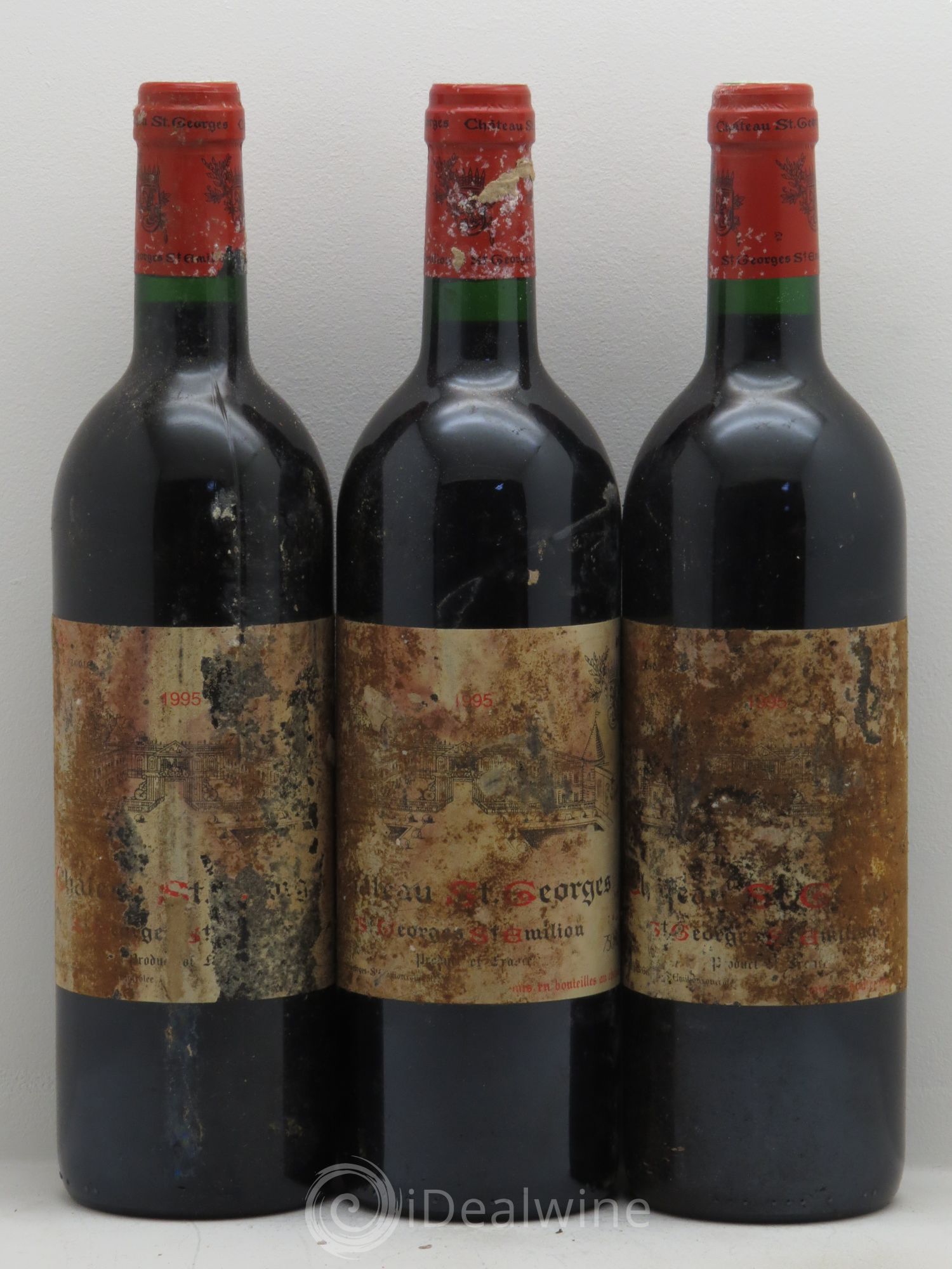 Château Saint-Georges (Sans prix de réserve) 1995 - Lot de 3 bouteilles - 0