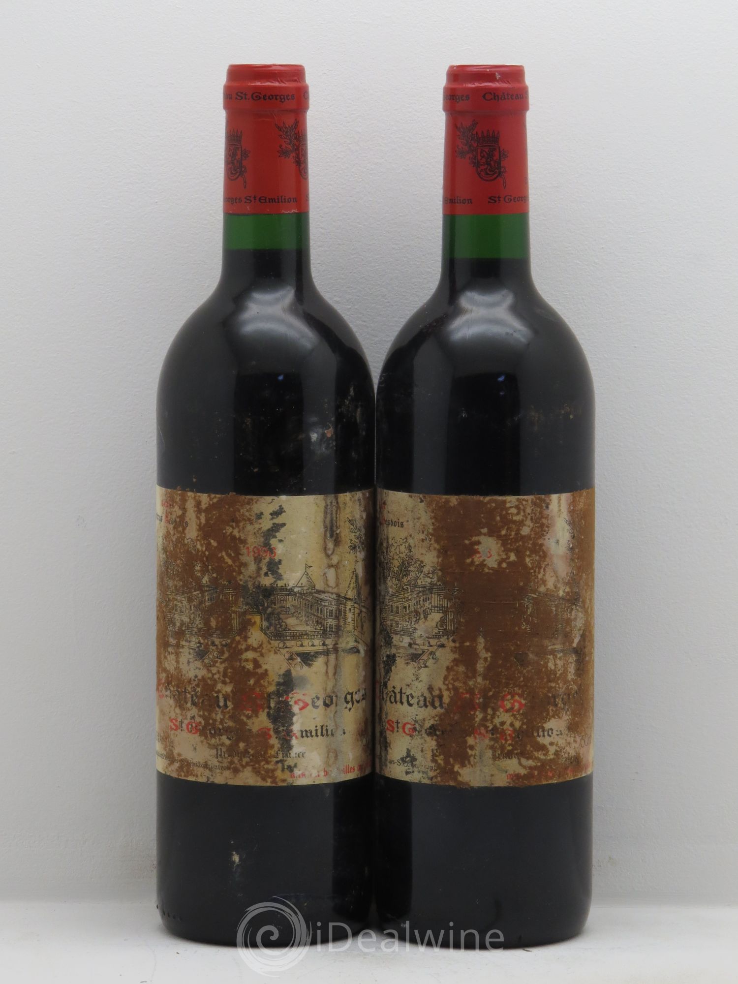 Château Saint-Georges (Sans prix de réserve) 1996 - Lot de 2 bouteilles - 0